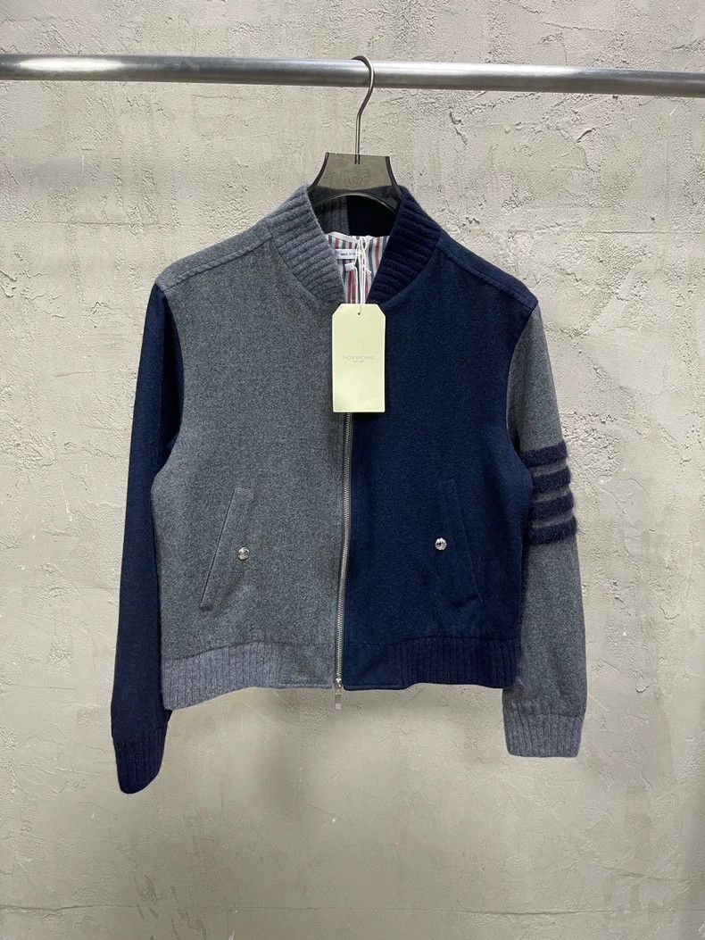 Thom Browne Thom Browne Wool zip jacket Size US XS / EU 42 / 0 - 1 Thumbnail