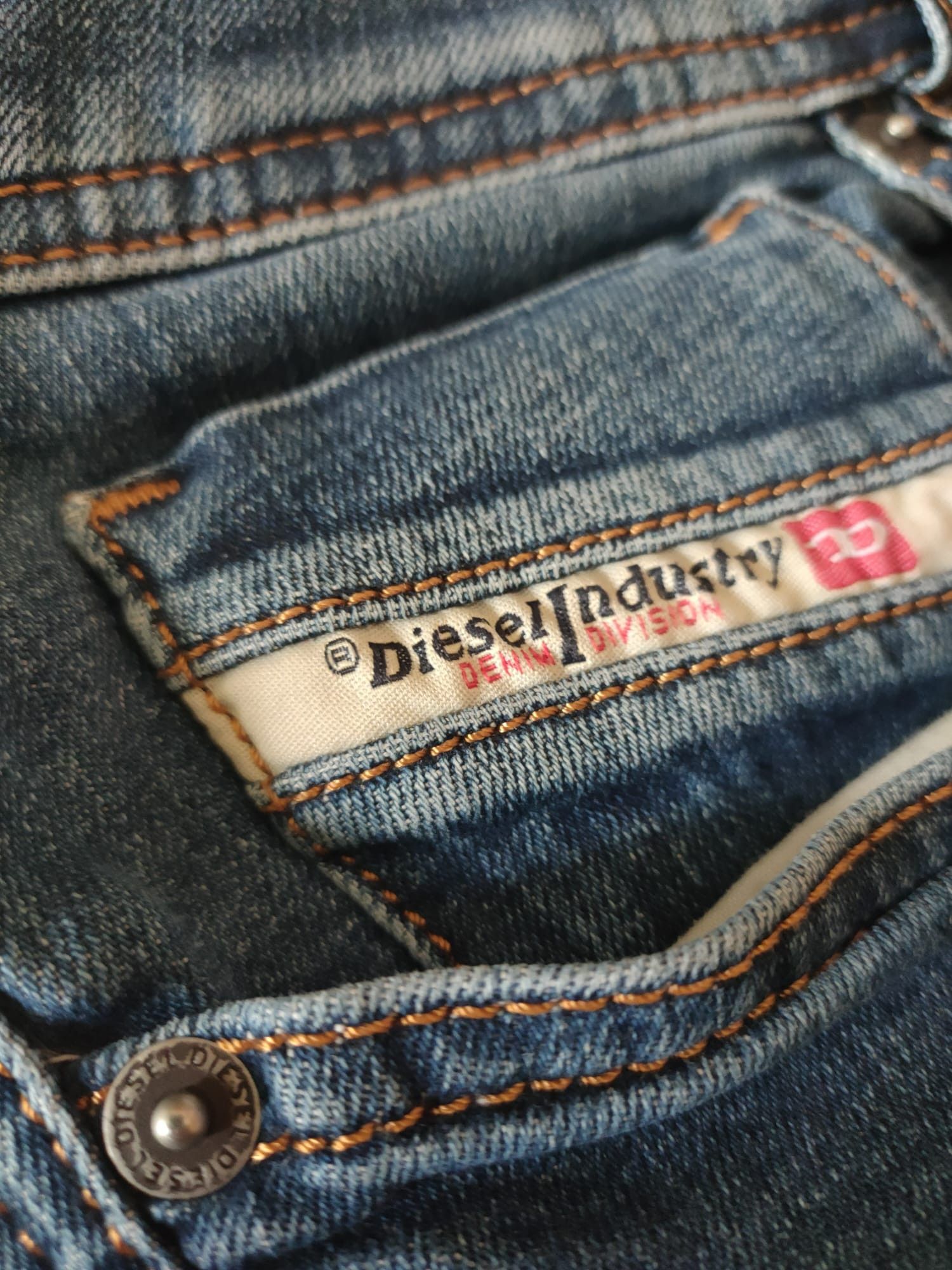 Diesel Diesel Slim Fit Blue Jeans – US 31 IT46 – Distressed Look Size US 31 - 3 Thumbnail