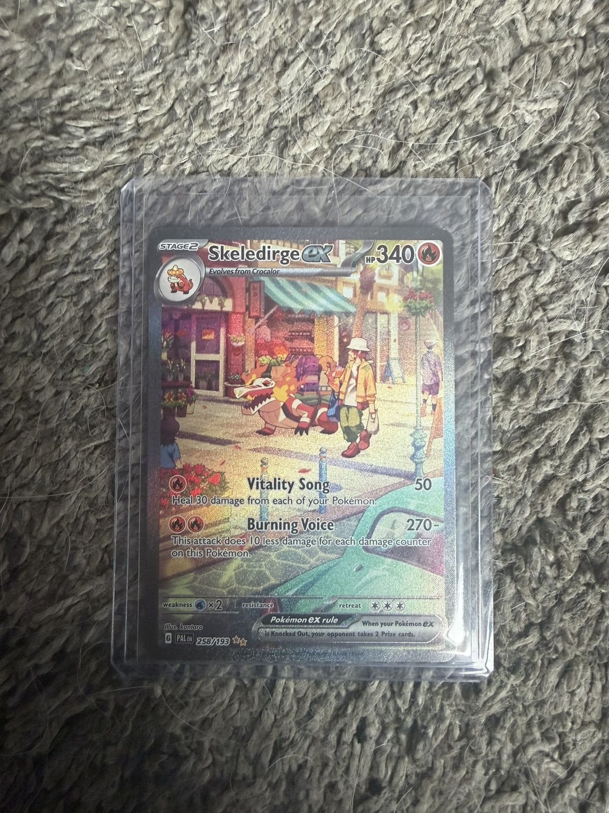 Pokemon 2023 Pokémon Skeledirge EX Card Size ONE SIZE - 1 Thumbnail
