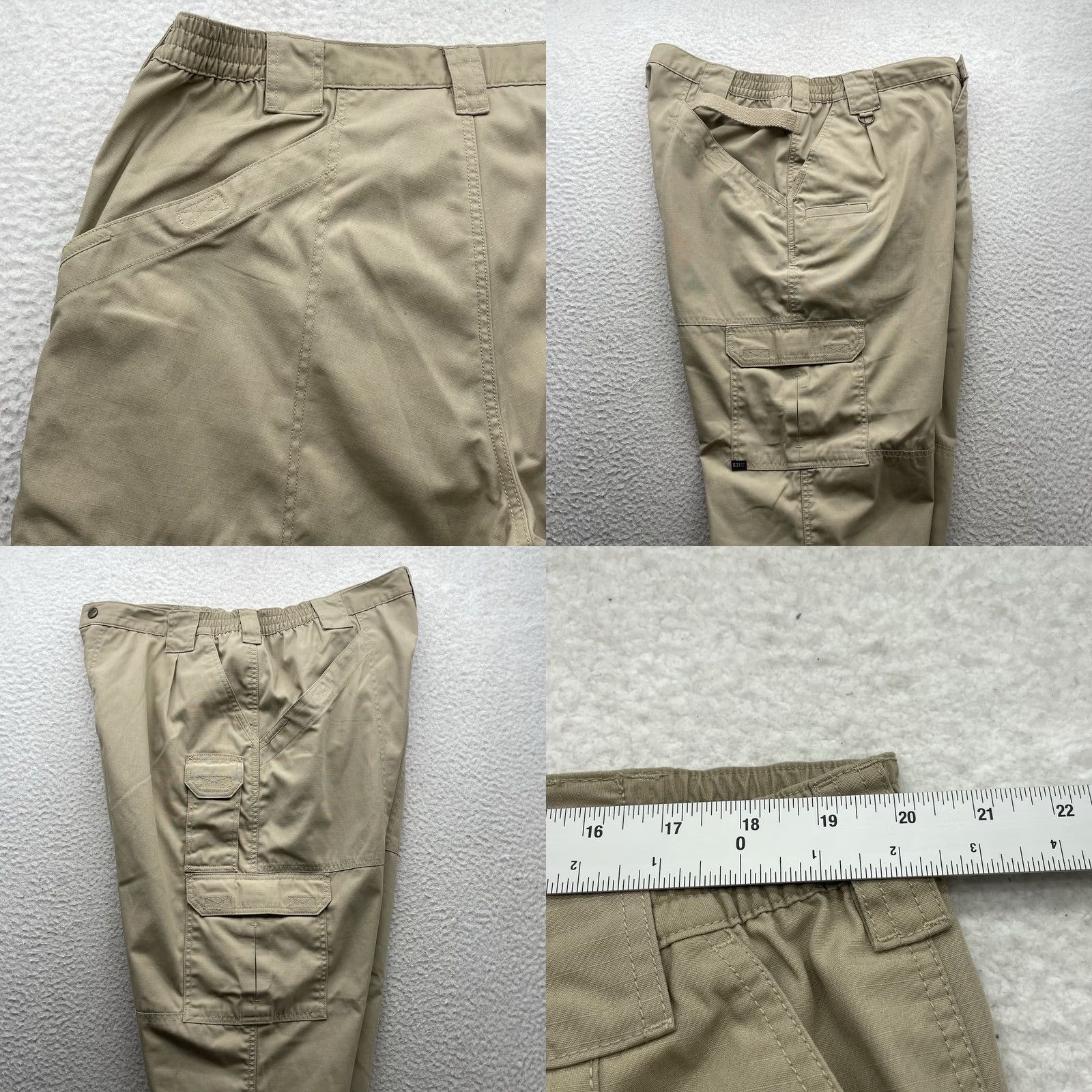 Vintage 5.11 Taclite Pro Cargo Pants Mens 40x30.5 Khaki Beige Cargo Pocket Trouser Regular Straight Pants Boys 40x32 Tag 40x32 - 5.11 Tactical Size US 40 / EU 56 - 8 Thumbnail
