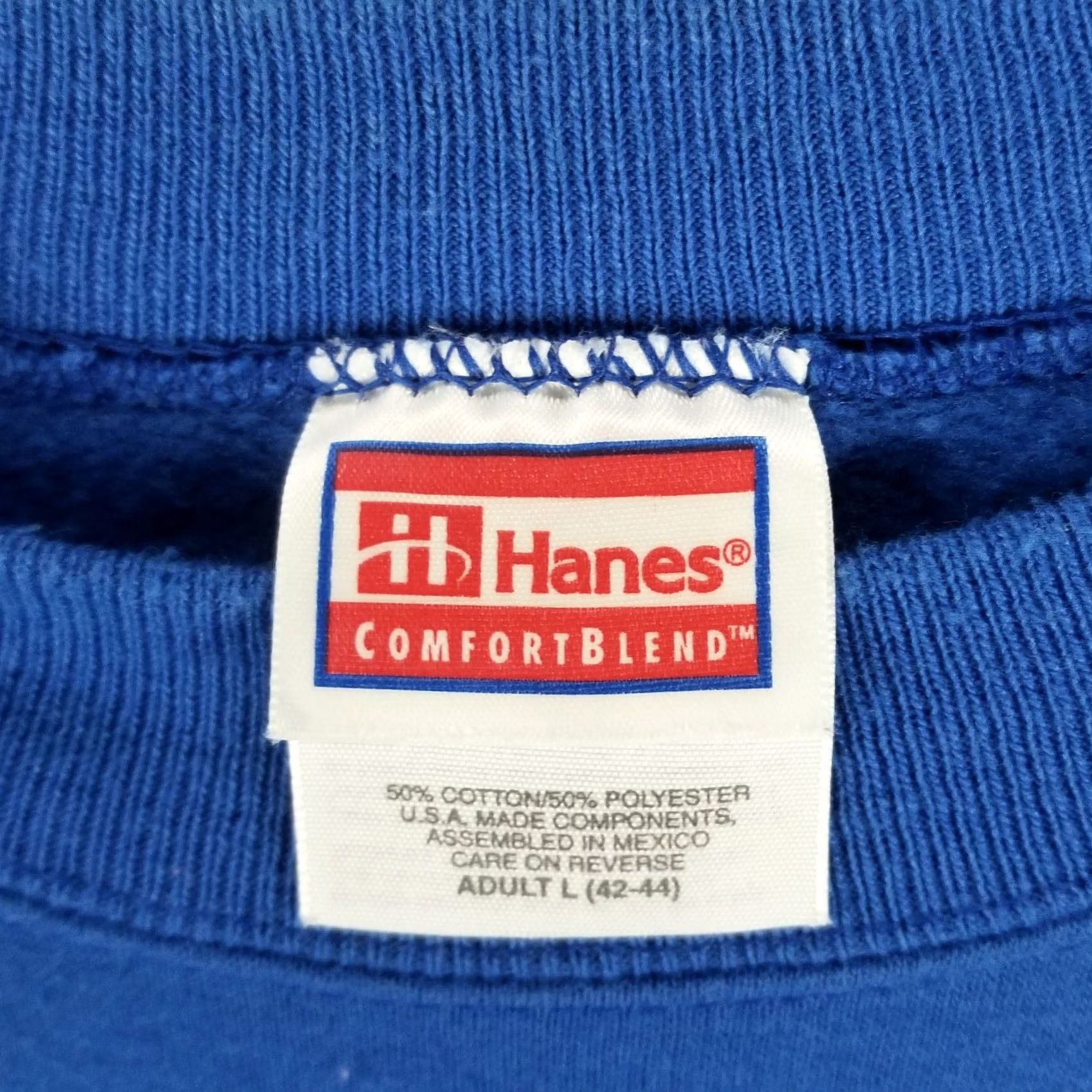 Hanes Hanes Vintage Police Academy Sweatshirt Men Large Blue Crew Neck Texas Killeen Size US L / EU 52-54 / 3 - 3 Thumbnail