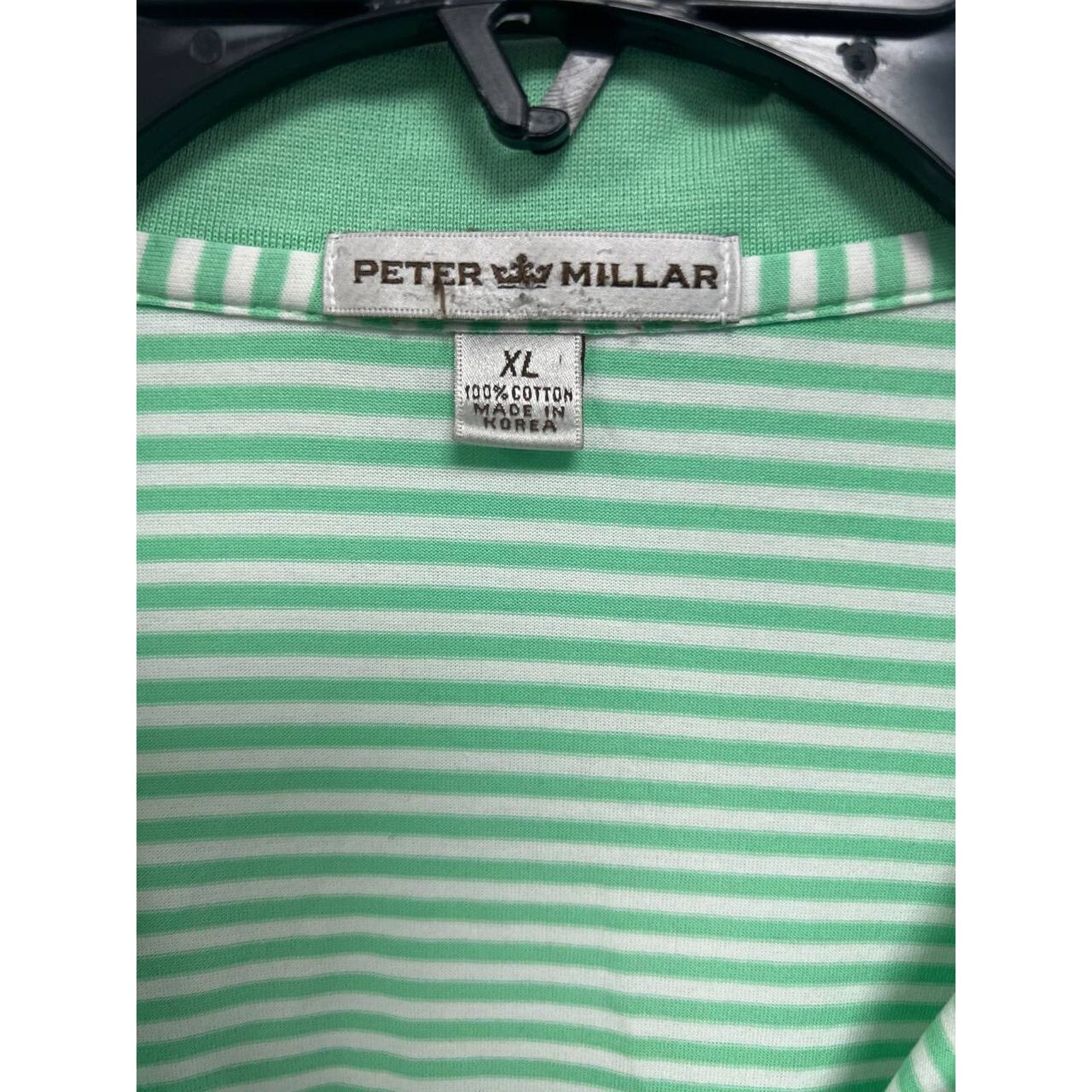 Peter Millar Peter Millar Summer Comfort Green Mens Polo Shirt XL A000057 Size US XL / EU 56 / 4 - 4 Thumbnail