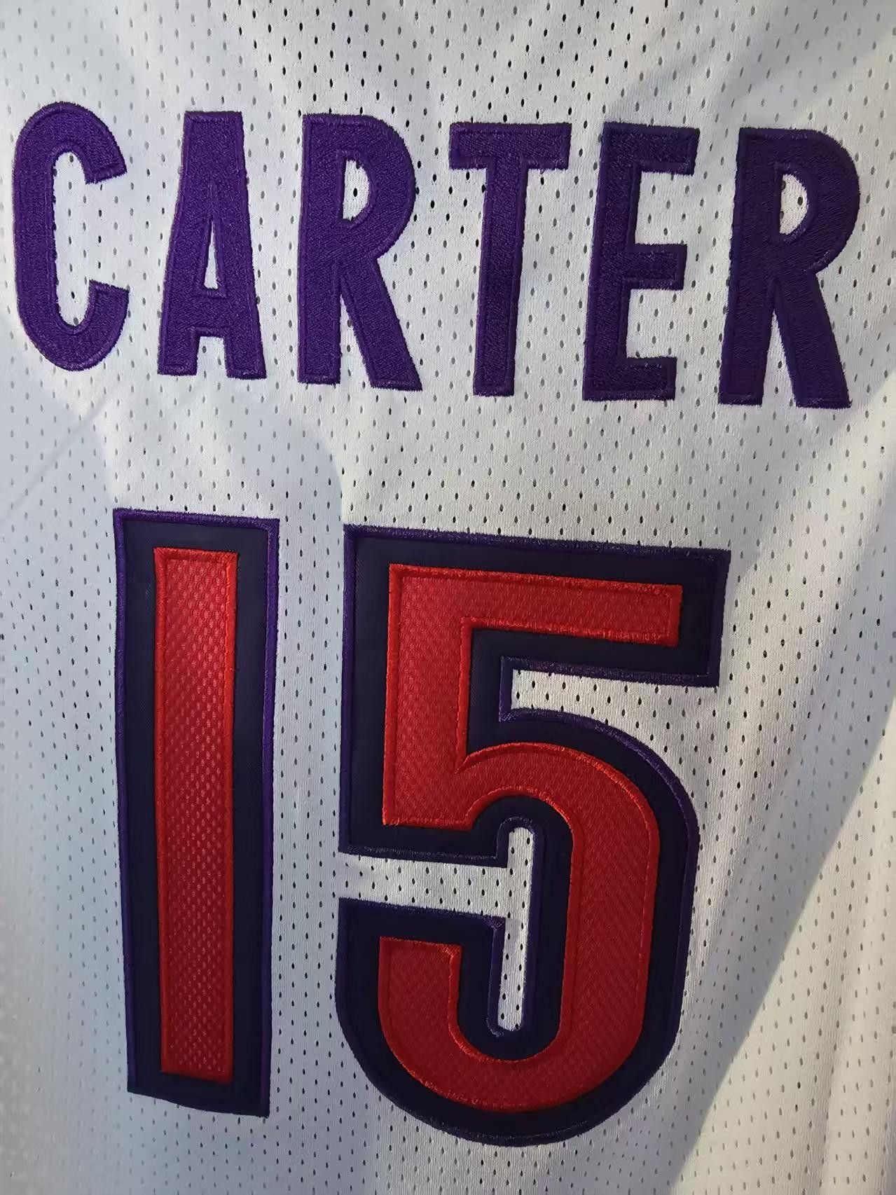 NBA Toronto Raptors #15 Vince Carter Jersey Double Stitched Size US M / EU 48-50 / 2 - 7 Thumbnail