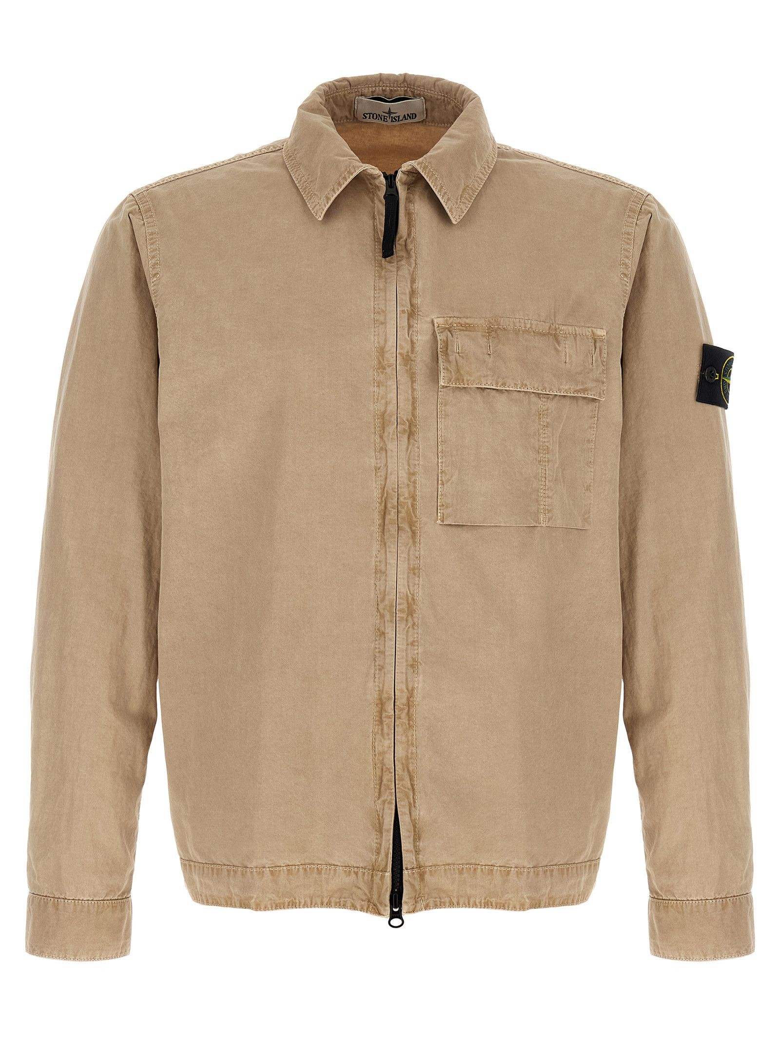 Stone Island '1200008' Overshirt Size US L / EU 52-54 / 3 - 1 Thumbnail