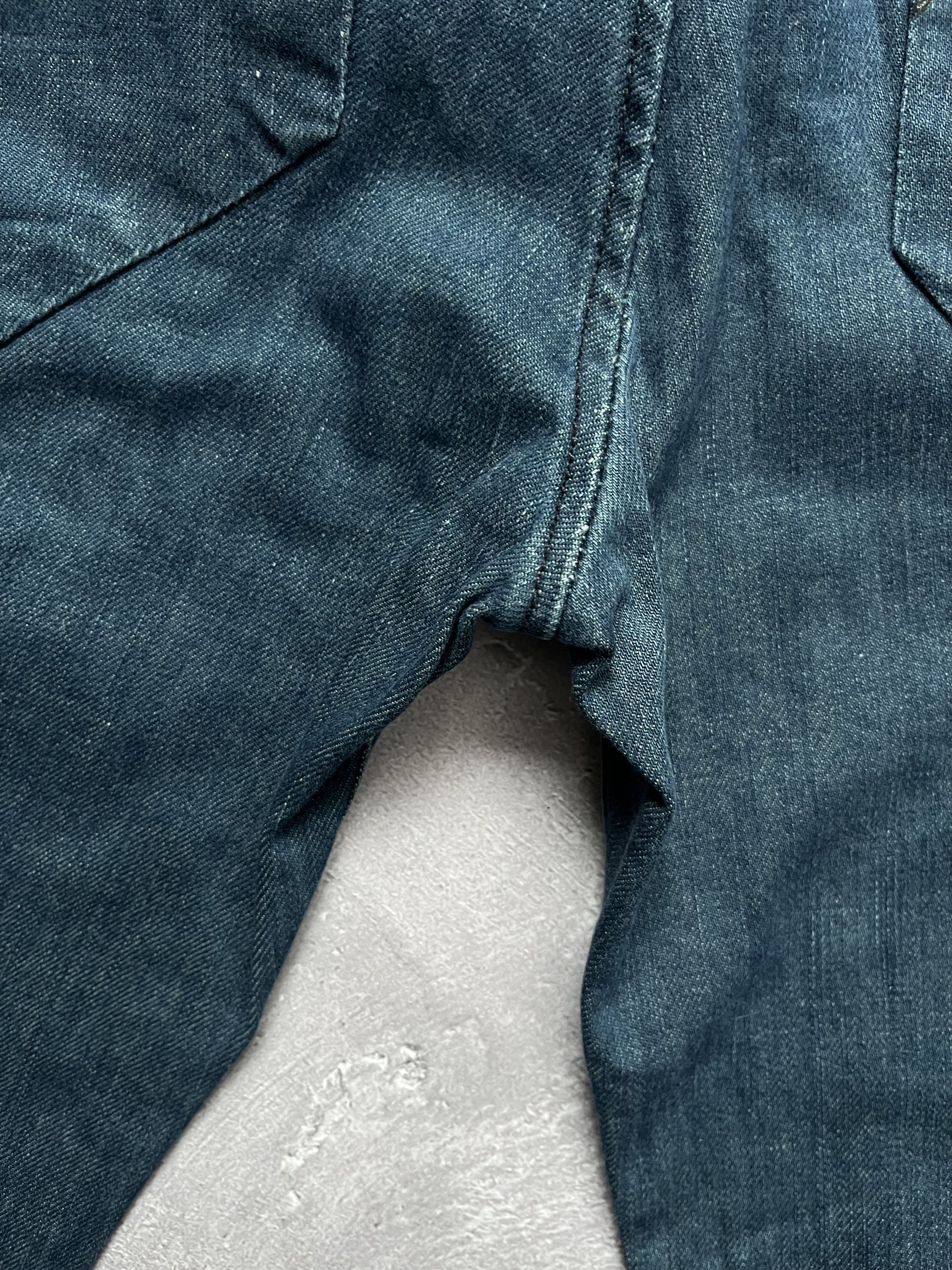 Levi's Vintage Levis 519 White Tab Blue Pants Denim Tag Slim Fit Size US 31 - 11 Thumbnail