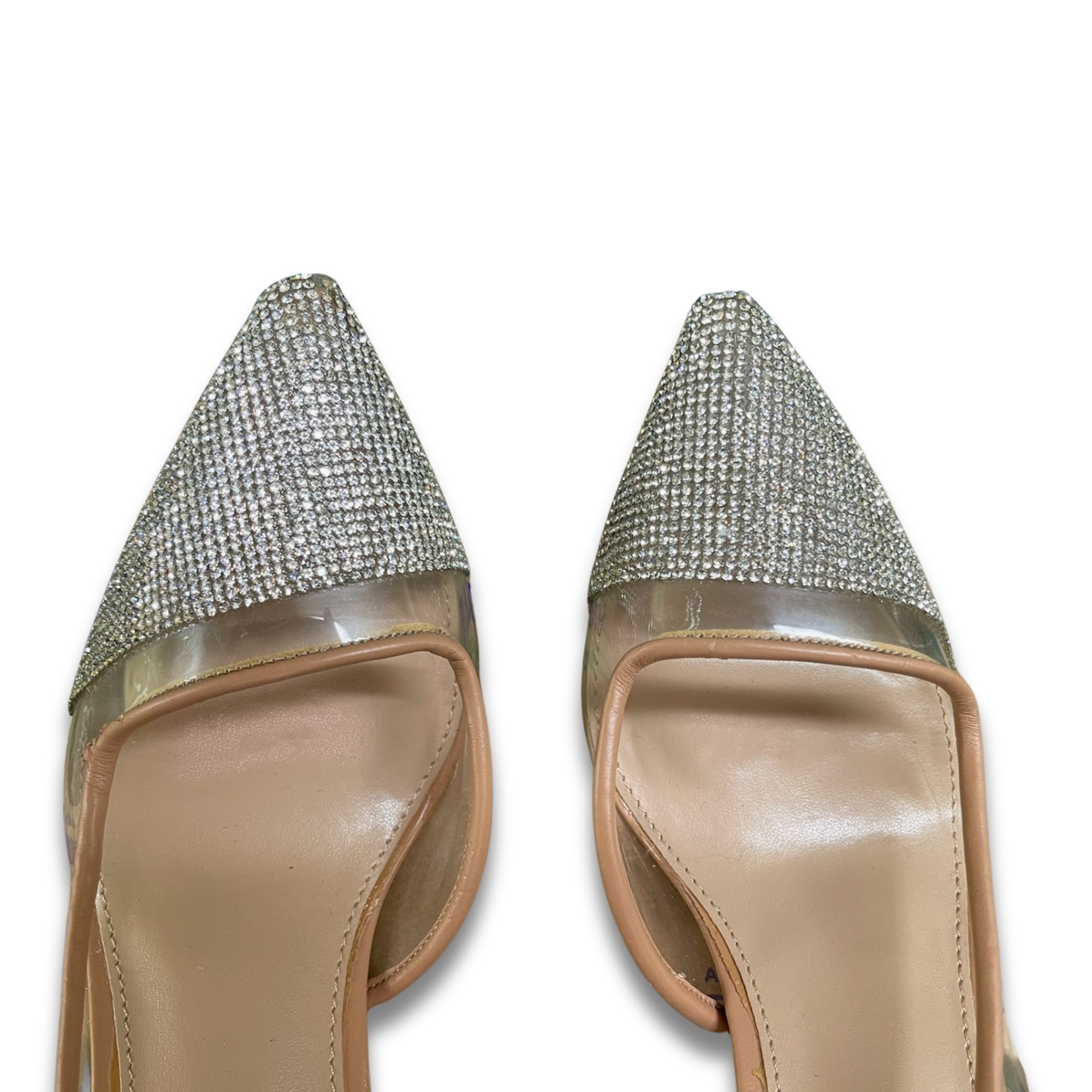 BCBGeneration BCBGeneration Womens Hominy Rhinestone Slingback Pumps Size Size US 6 / IT 36 - 6 Thumbnail