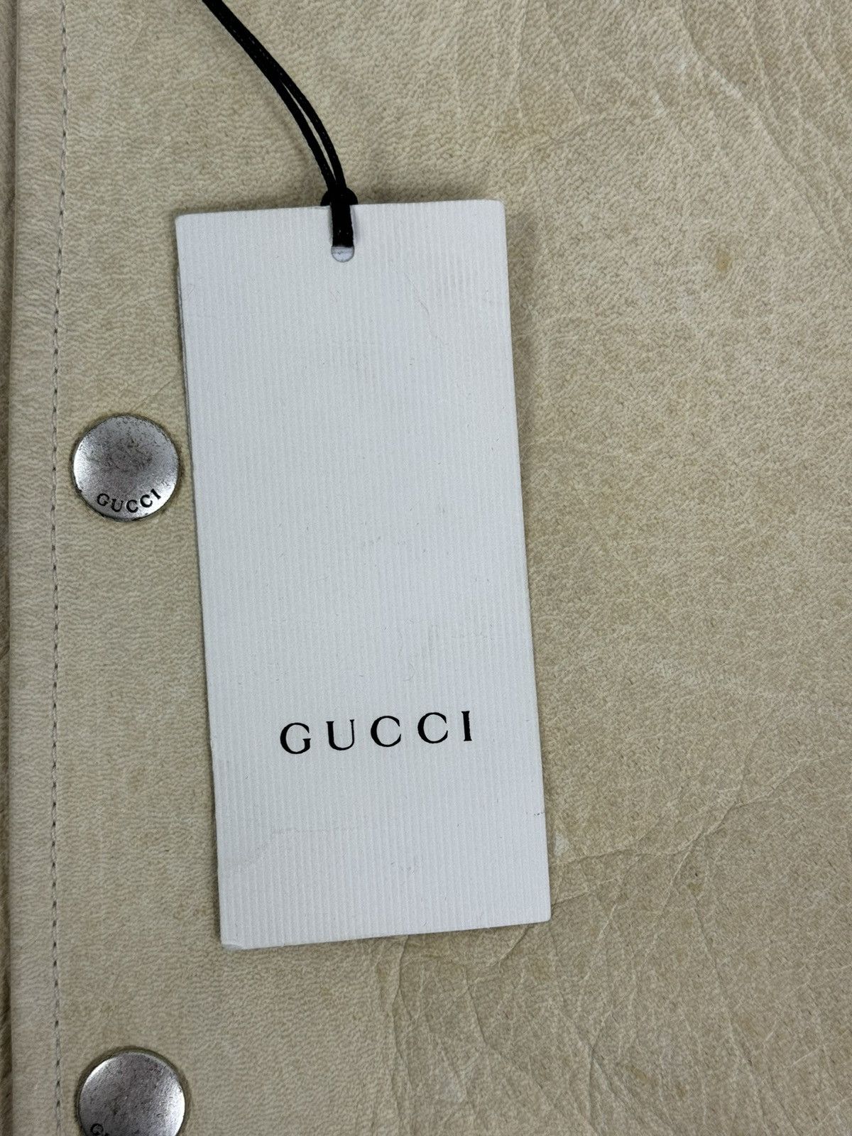 Gucci GUCCI DEEP OIL DISTRESSED LEATHER BOMBER JACKET Size US S / EU 44-46 / 1 - 14 Thumbnail