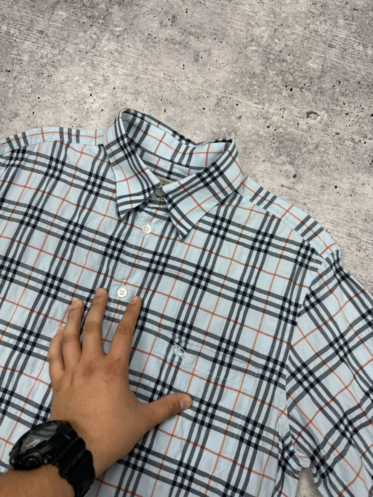 Burberry Vintage Y2K Style Burberry London Nova Check Checkered Shirt Size US M / EU 48-50 / 2 - 6 Thumbnail