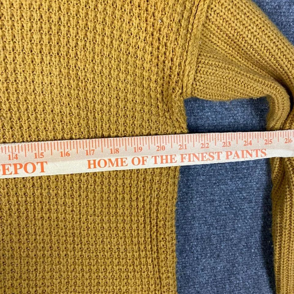 Other Pink Rose Sweater Women's Medium Pullover Yellow Knit M Size M / US 6-8 / IT 42-44 - 5 Thumbnail