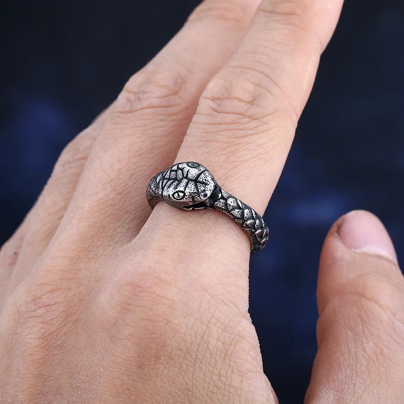 Japanese Brand × Jewelry × Vintage Gothic 3D Snake Ring Size ONE SIZE - 5 Thumbnail
