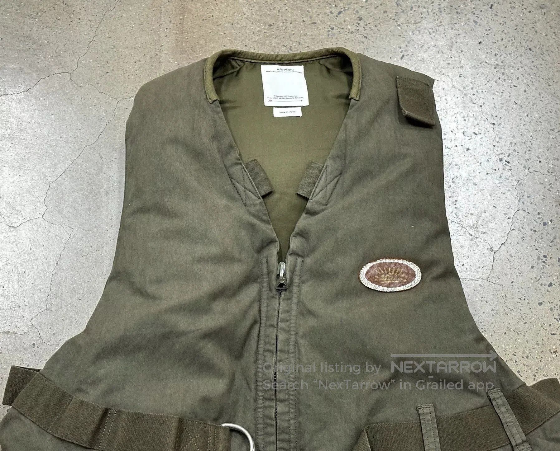 Visvim Visvim Harrier Down Vest Gray Green. Size US L / EU 52-54 / 3 - 6 Thumbnail