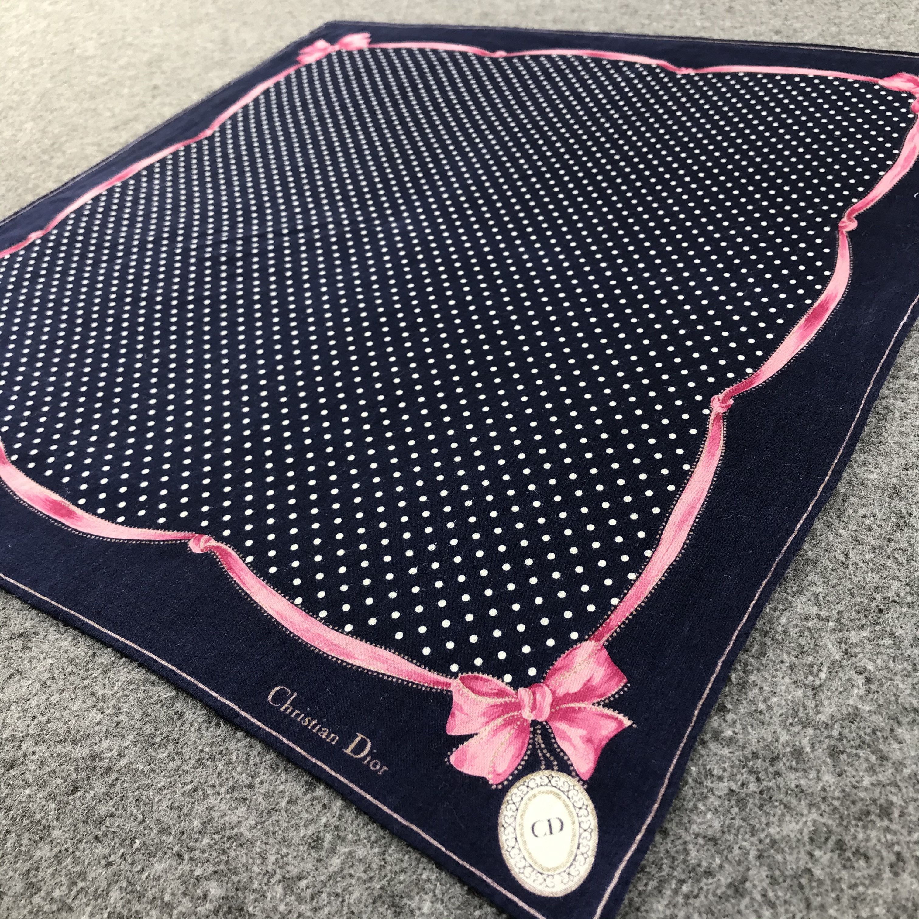 Christian Dior Monsieur Christian Dior Handkerchief Neckerchief Bandana H205 Size ONE SIZE - 5 Thumbnail
