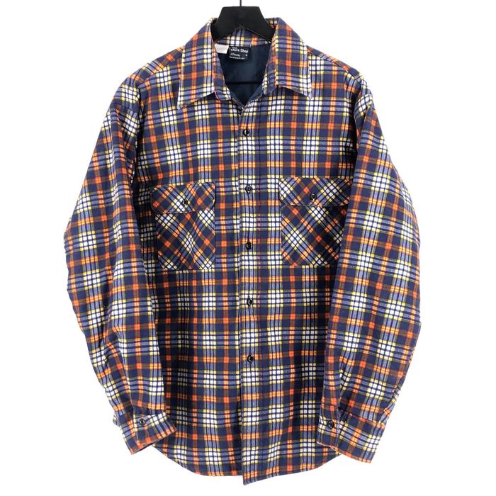 Jc Penney 90s quilted plaid flannel shirt shacket JC Penney vintage ...