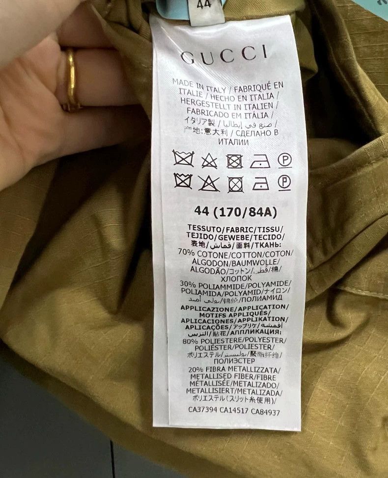Gucci Gucci Side Logo Print Reversible Jacket-2506 Size US L / EU 52-54 / 3 - 4 Thumbnail