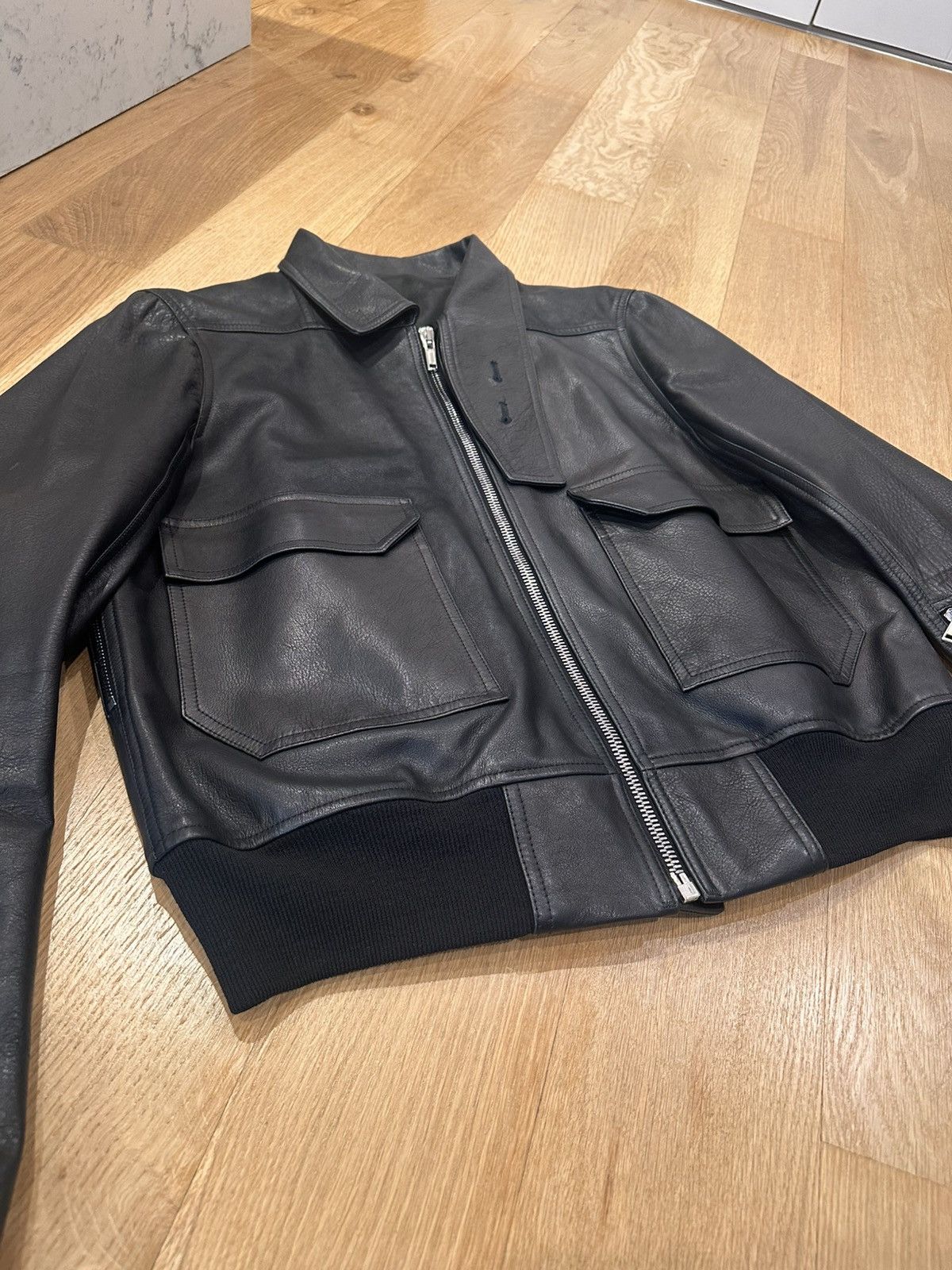Rick Owens DIRT SS18 LEATHER JACKET SIZE 56 Size US XL / EU 56 / 4 - 3 Thumbnail