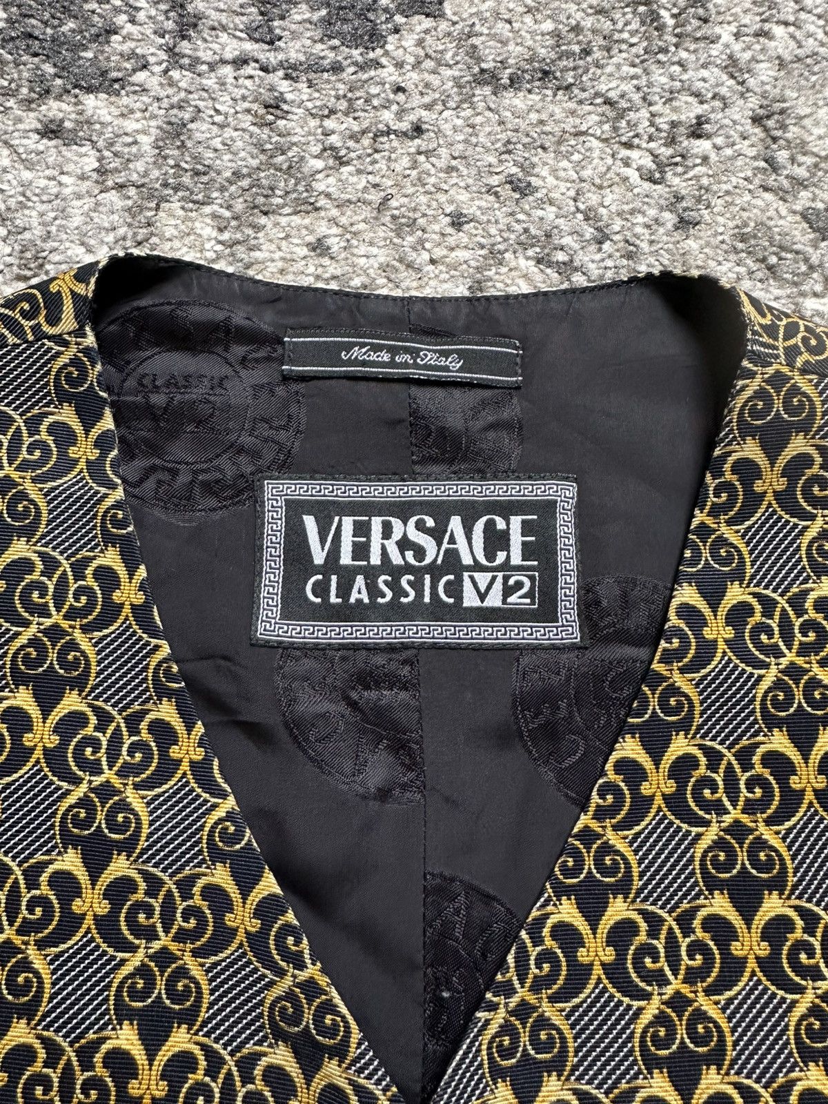Versace × Vintage Versace Medusa vintage suit vest Size 52S - 5 Thumbnail