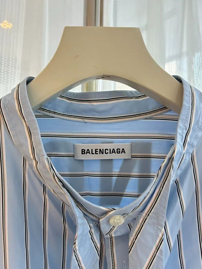 Balenciaga Balenciaga Back logo ribbon shirt Size XXS / US 00 / IT 34 - 2 Thumbnail