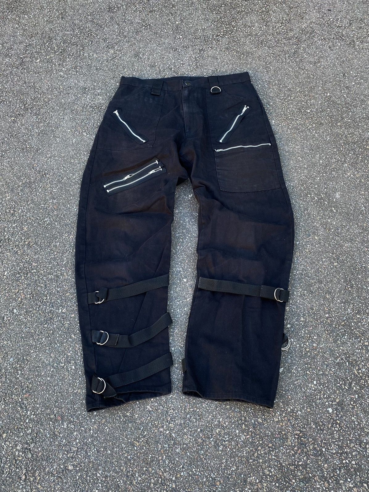 Designer Rare Bares Bondage Cyber Punk Rave Pants | Grailed