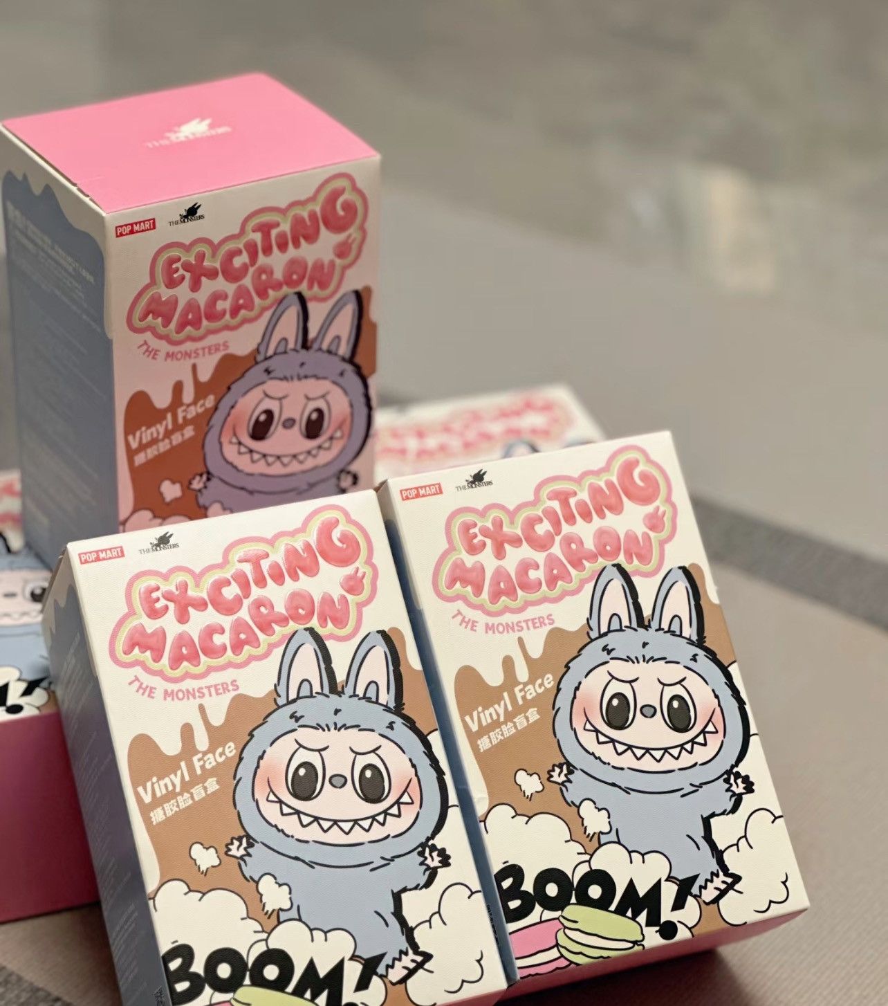 POP MART (USA) AUTHENTIC Labubu Exciting Macaron (Single) Blind Box Size ONE SIZE - 1 Thumbnail