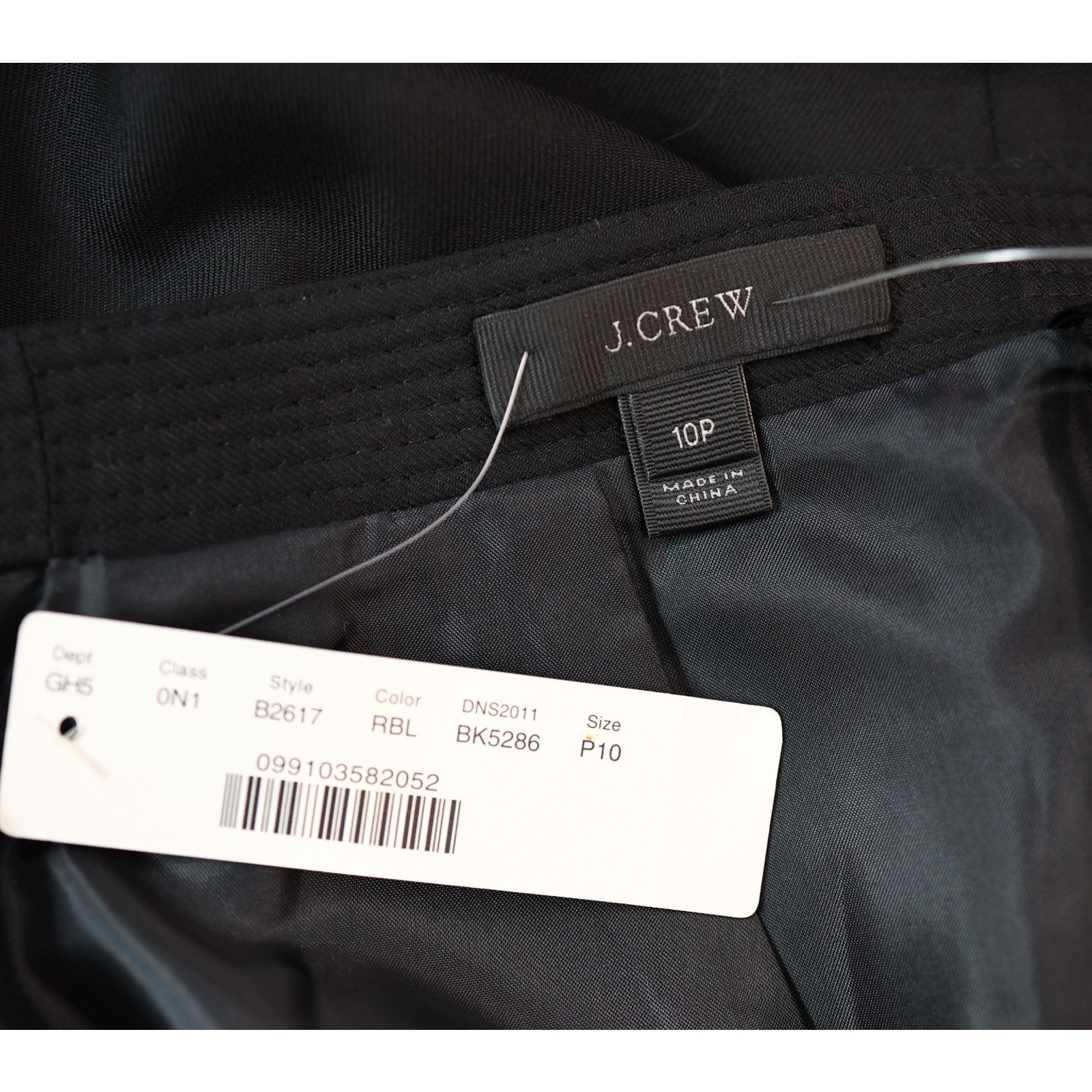 J.Crew NWT J. CREW Black Casual A Line Petite Midi Skirt Size 10P Size 32" / US 10 / IT 46 - 3 Thumbnail