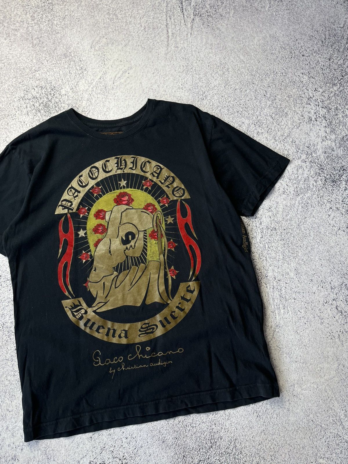 Christian Audigier Christian Audigier Paco Chicano t shirt Lion big logo Size US L / EU 52-54 / 3 - 3 Thumbnail