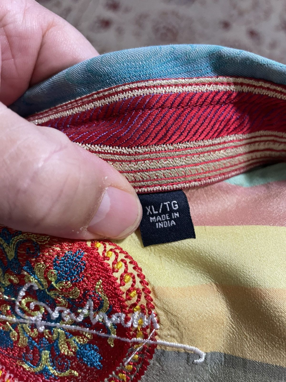 Robert Graham Striped Button front shirt Size US XL / EU 56 / 4 - 14 Thumbnail