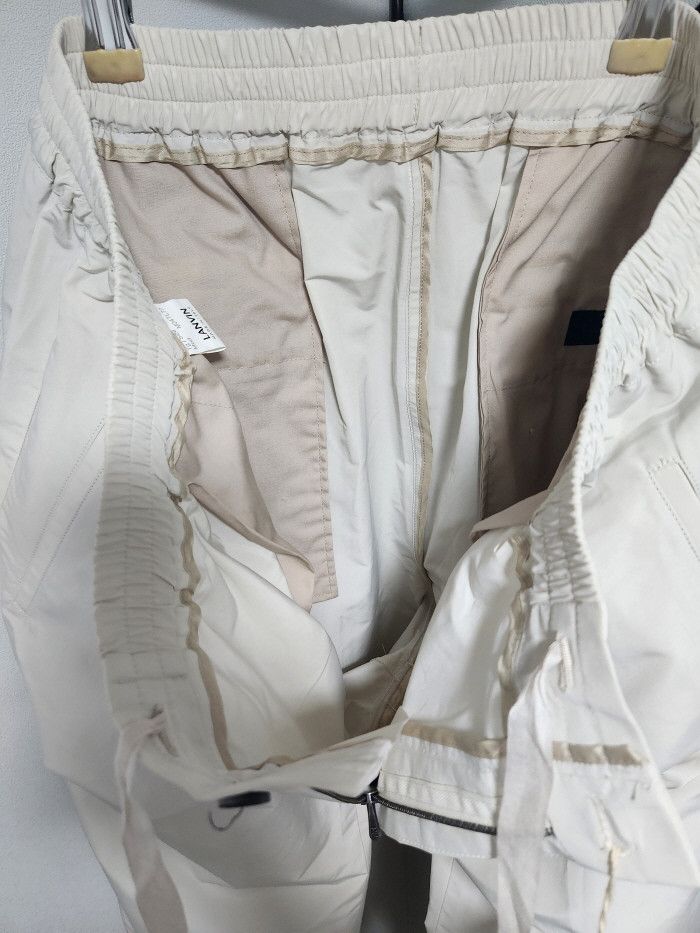 Lanvin LANVIN drawstring ivory easy trousers Size US 34 / EU 50 - 5 Thumbnail
