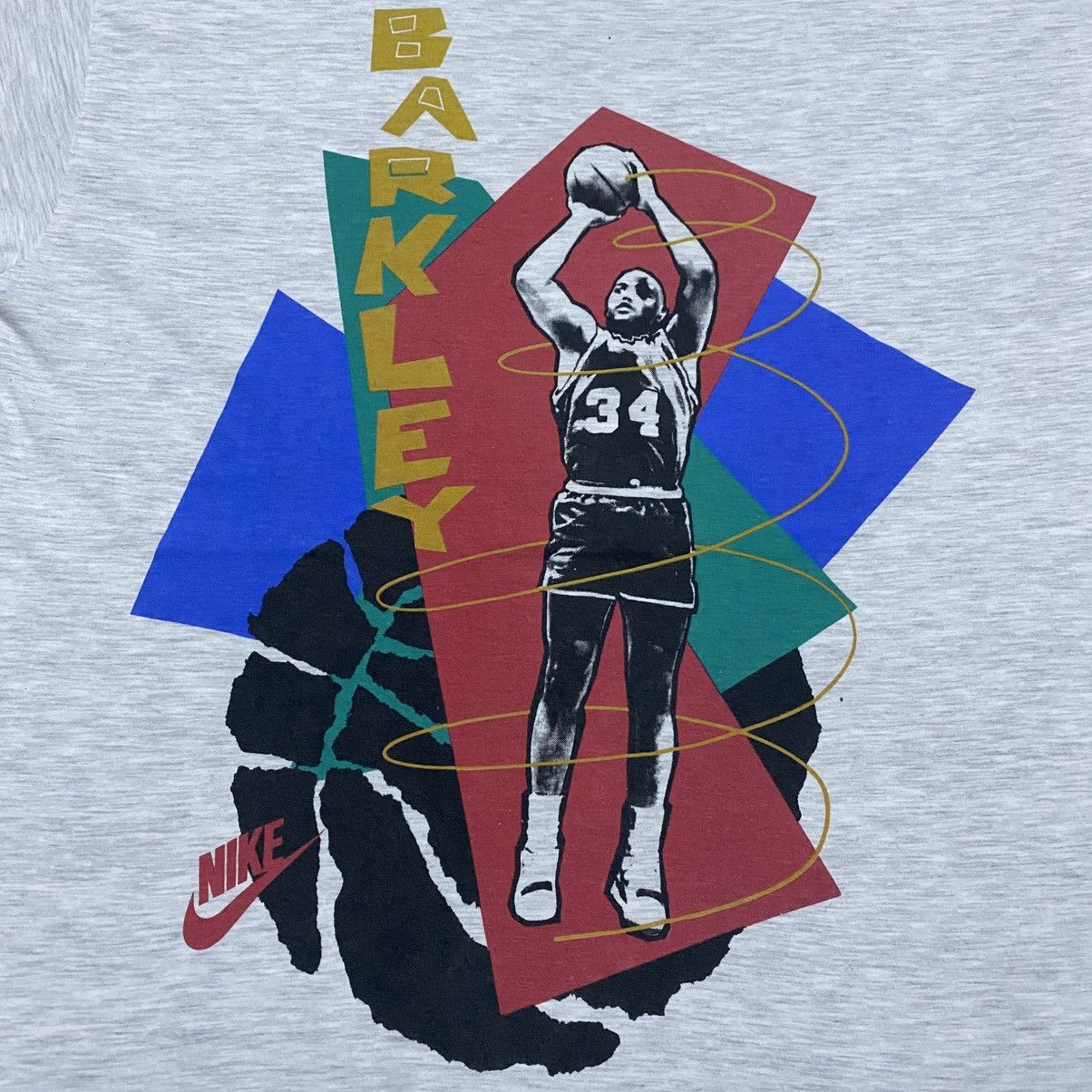 NBA × Nike × Vintage Rare‼️🔥Vintage Nike Charles Barkley T-Shirt Size US S / EU 44-46 / 1 - 8 Thumbnail