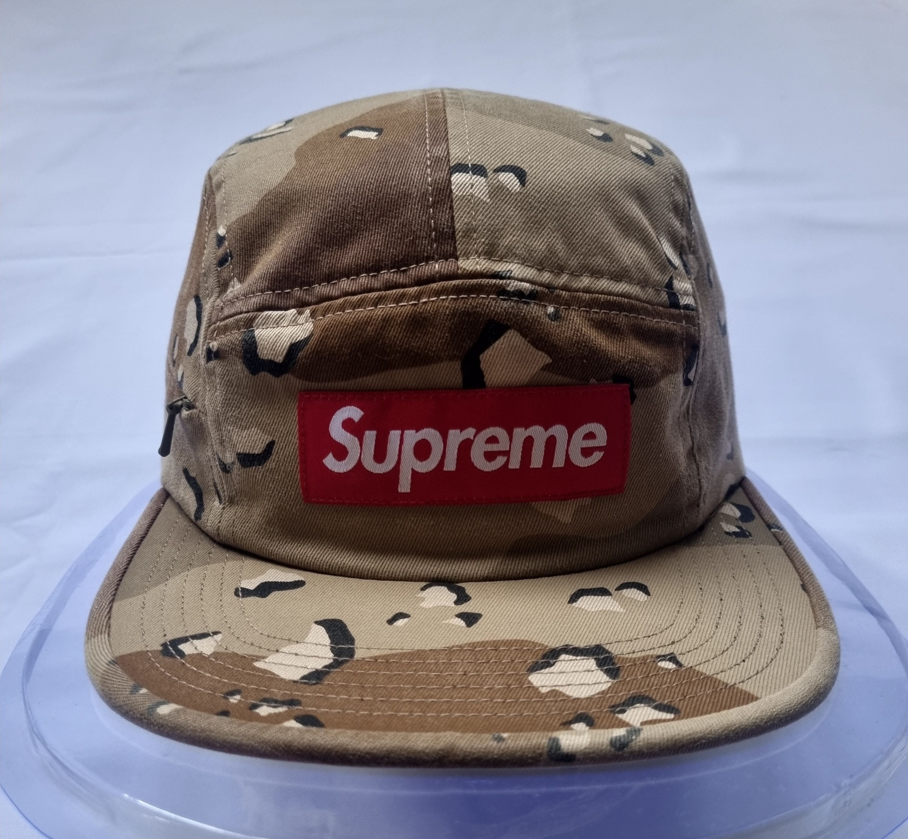 Supreme Supreme Side Zip Camo Cap Size ONE SIZE - 1 Thumbnail