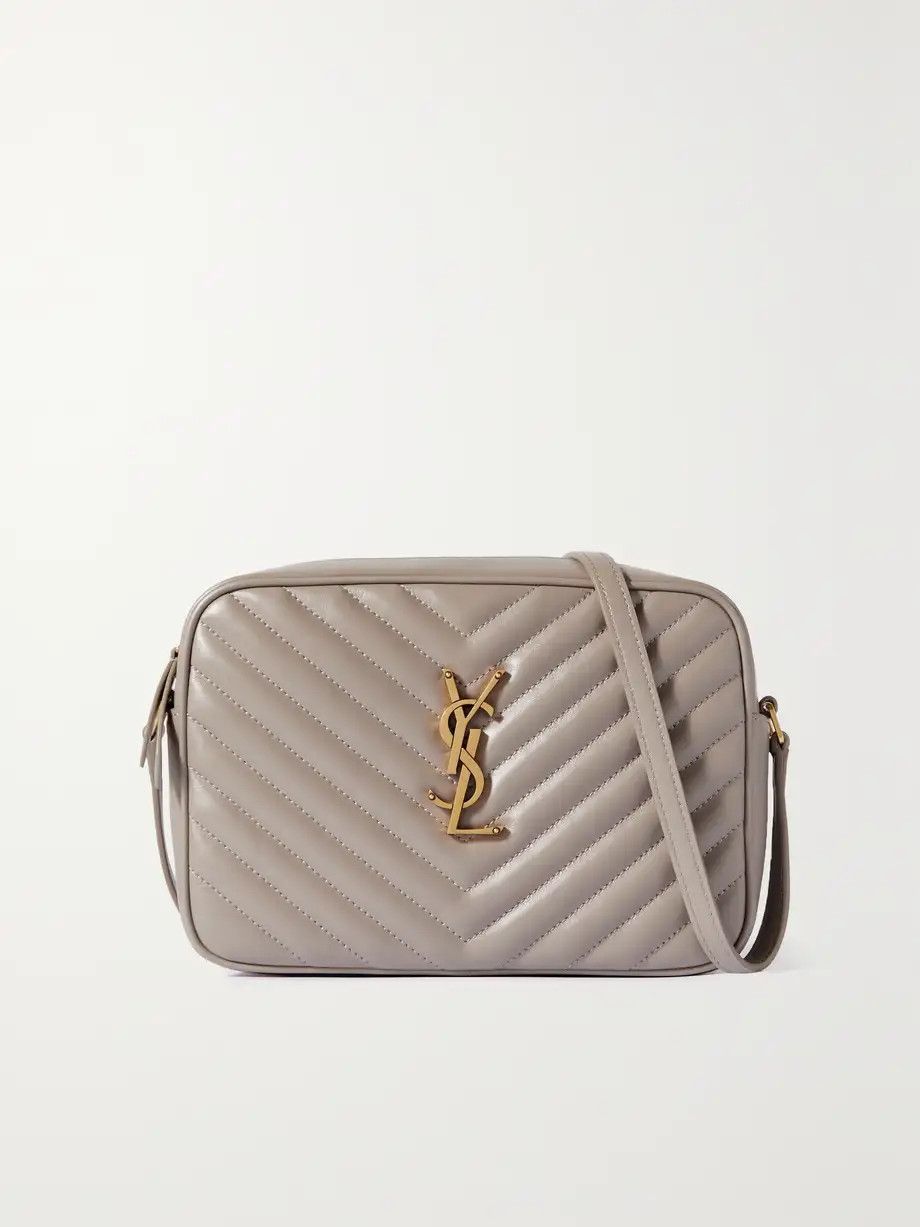 o1s1wg110724 Size: OS / Camera Bag in Leather in Grey