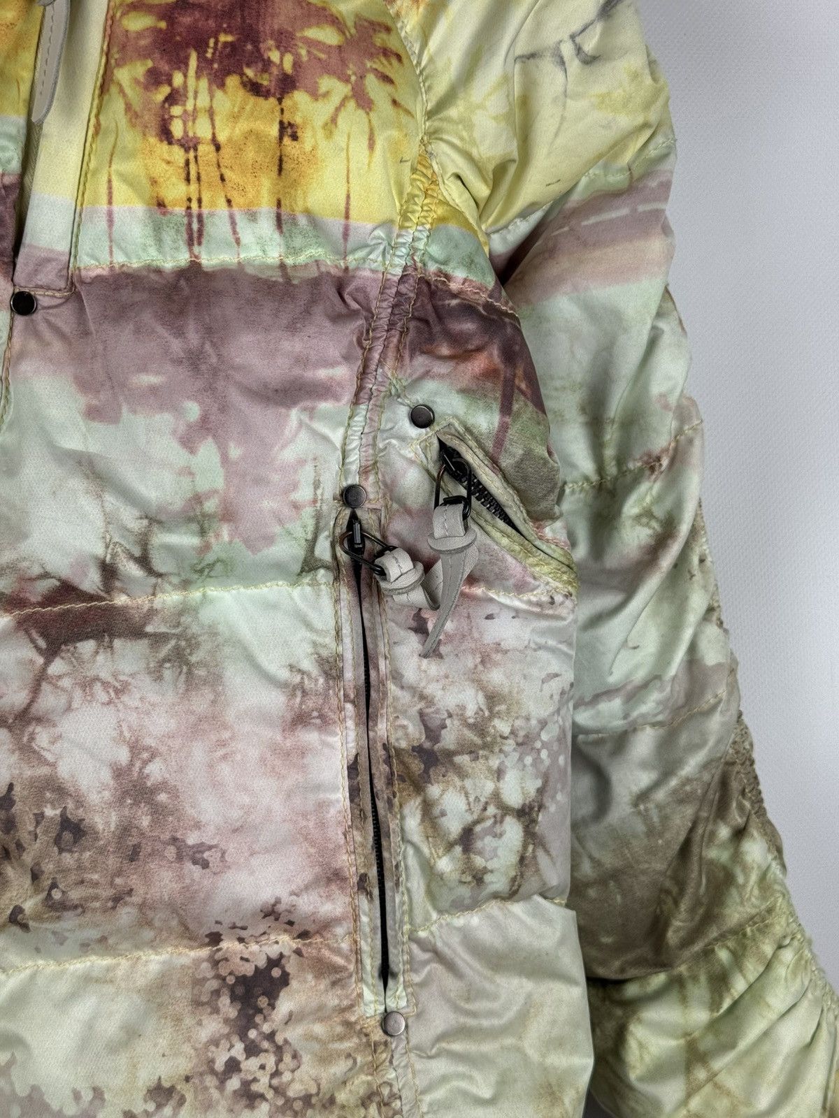 Japanese Brand KRU Ladies Hooded Down Puffer Patterned Ski Jacket Size XS Size XS / US 0-2 / IT 36-38 - 7 Thumbnail