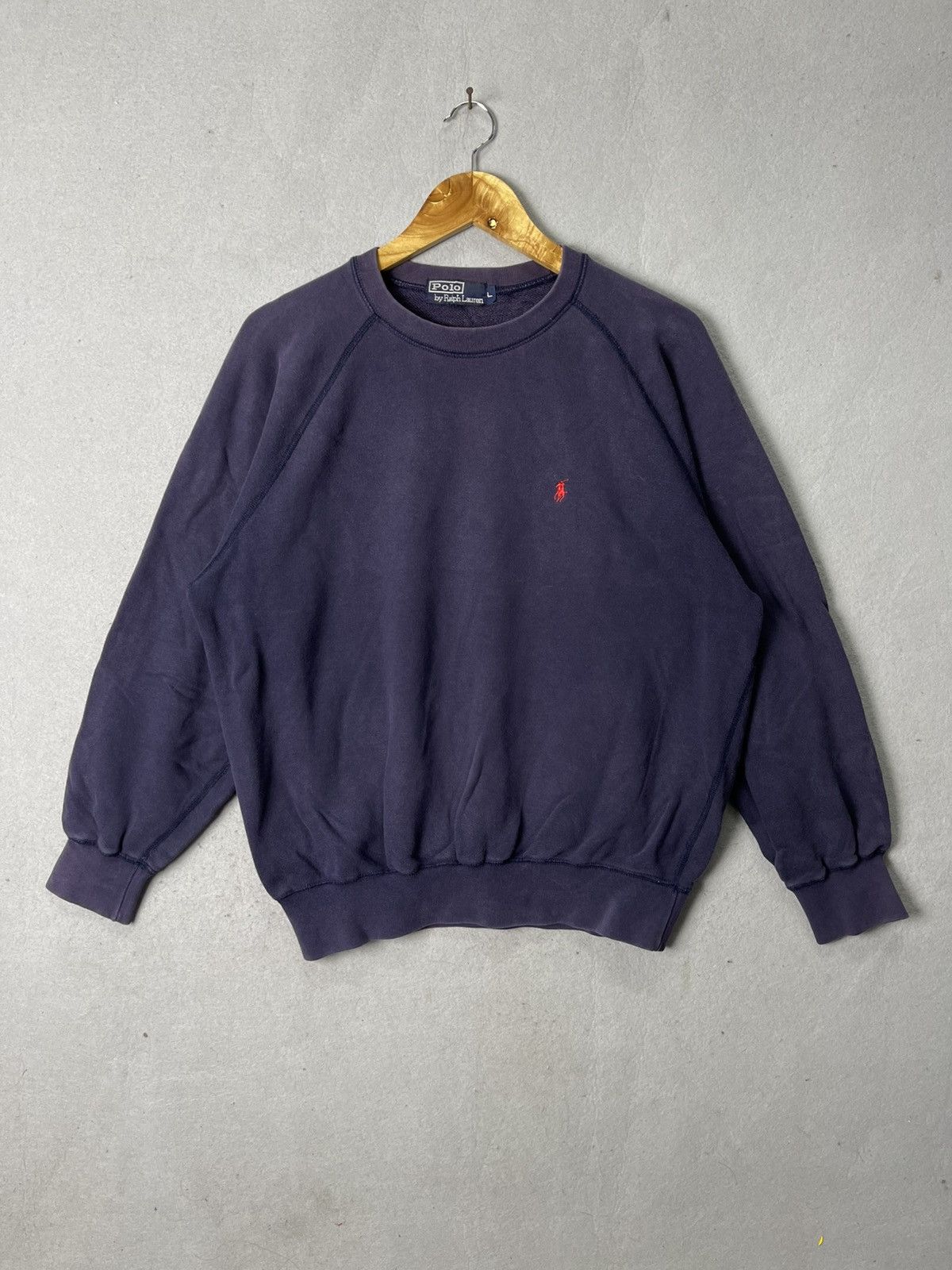 Polo Ralph Lauren Vintage Polo Ralph Lauren Small Pony Crewneck Size US L / EU 52-54 / 3 - 1 Thumbnail