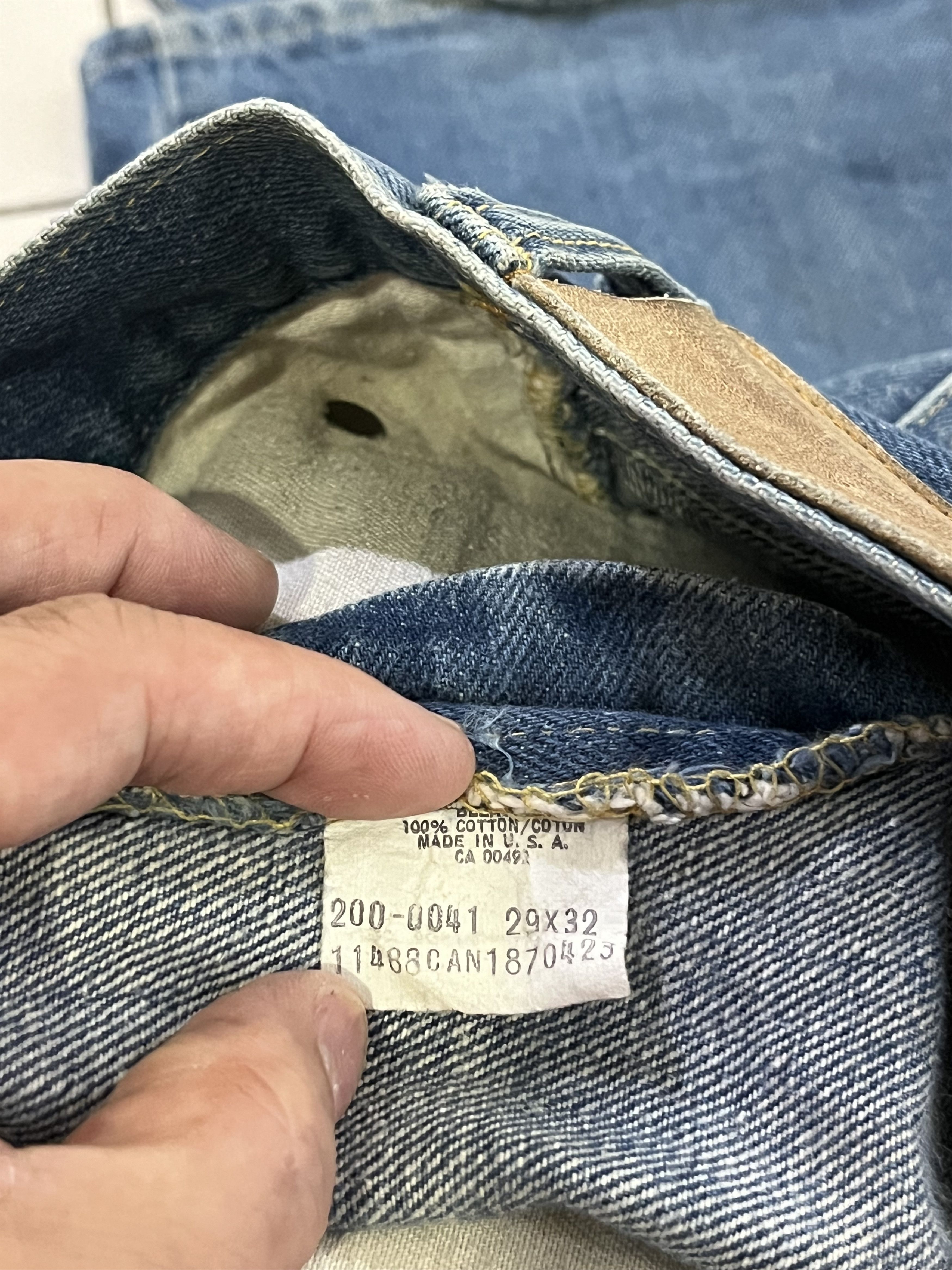 Lee Vintage 70s Lee Riders Lot 200 Model Union Made Jeans Size US 31 - 2 Thumbnail