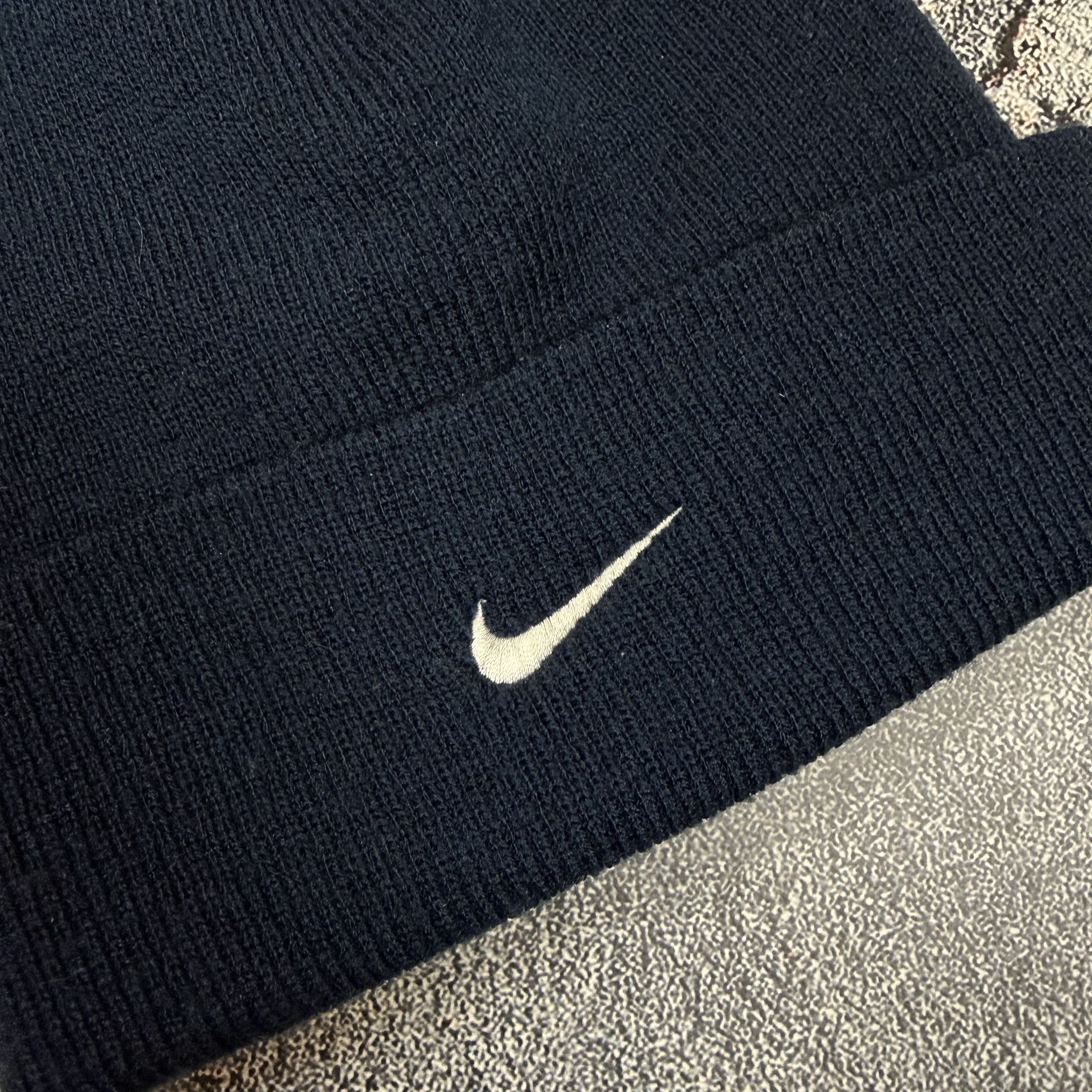 Nike Nike Vintage Beanie Hat Vintage Big Logo Swoosh 90s Size ONE SIZE - 2 Thumbnail