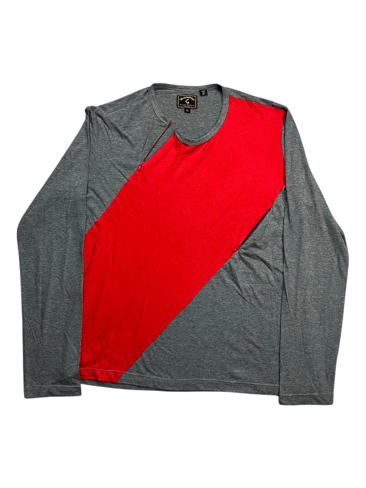 Vivienne Westwood 2000s Vivienne Westwood - Red Patchwork Longsleeve Size US M / EU 48-50 / 2 - 3 Thumbnail