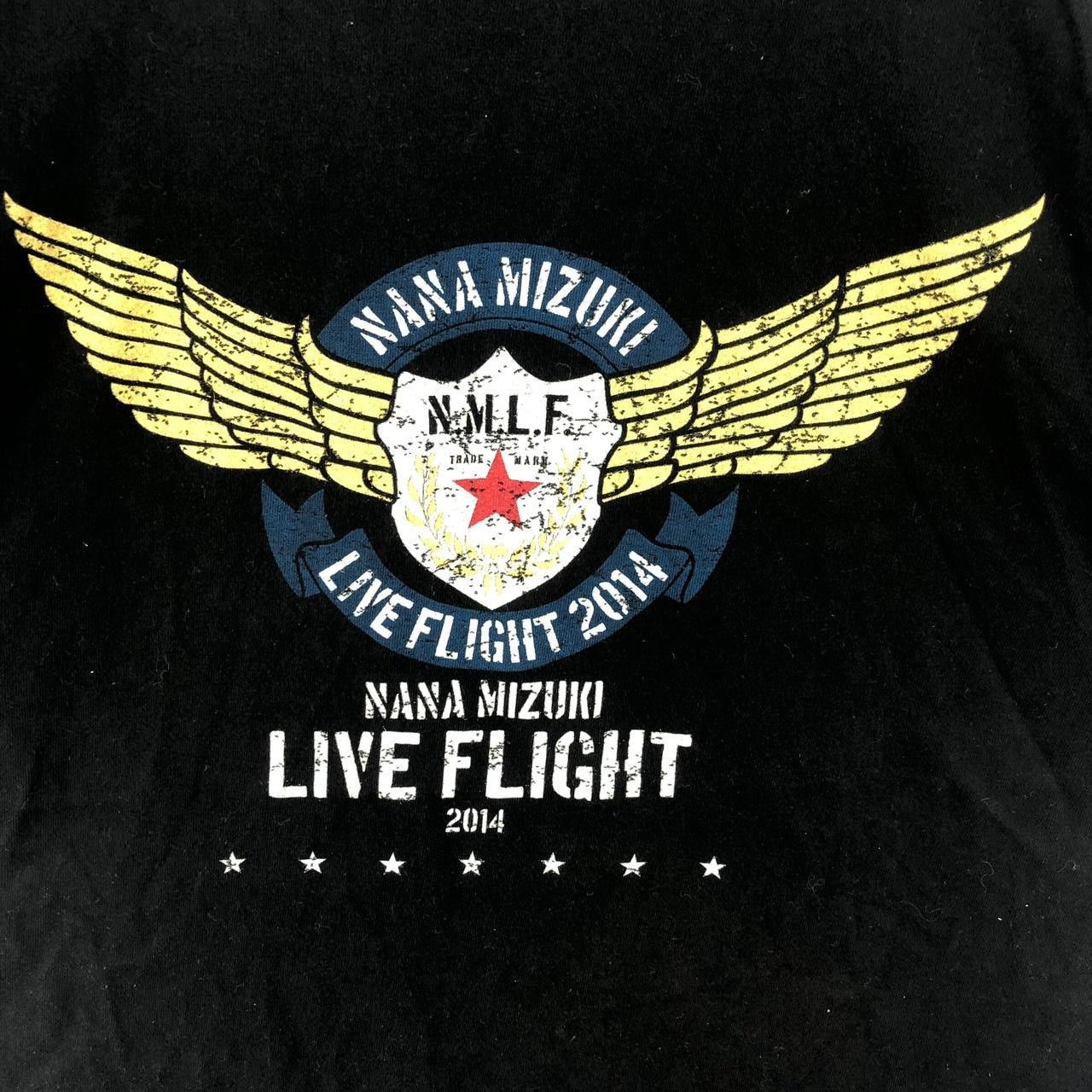 Band Tees NANA MIZUKI Hinata Hyuga Voice 2014 Live Flight Tee Shirt Size US L / EU 52-54 / 3 - 5 Thumbnail