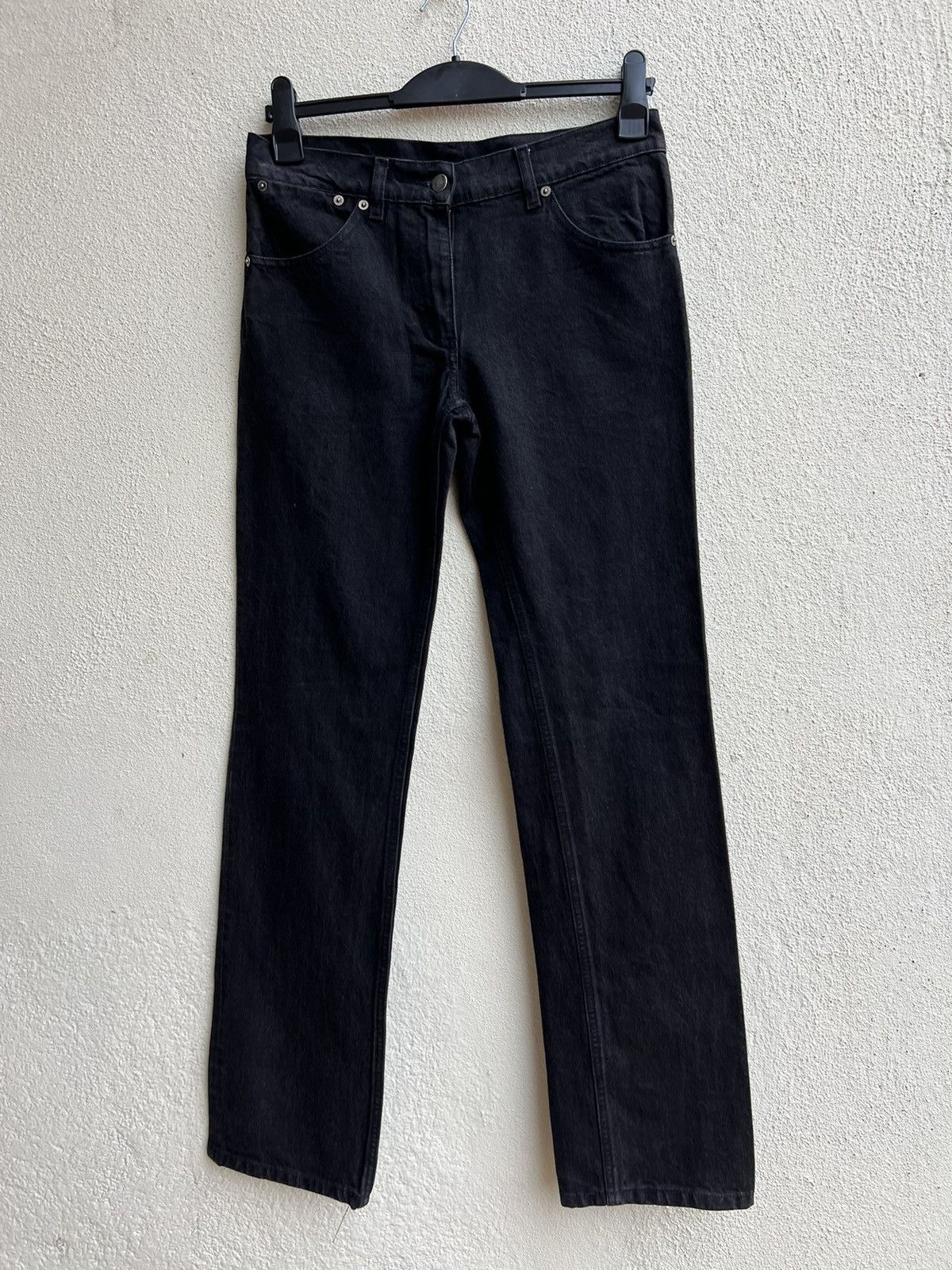Viktor & Rolf VIKTOR & ROLF Made in Italy Black Denim Jeans Size US 30 / EU 46 - 6 Thumbnail