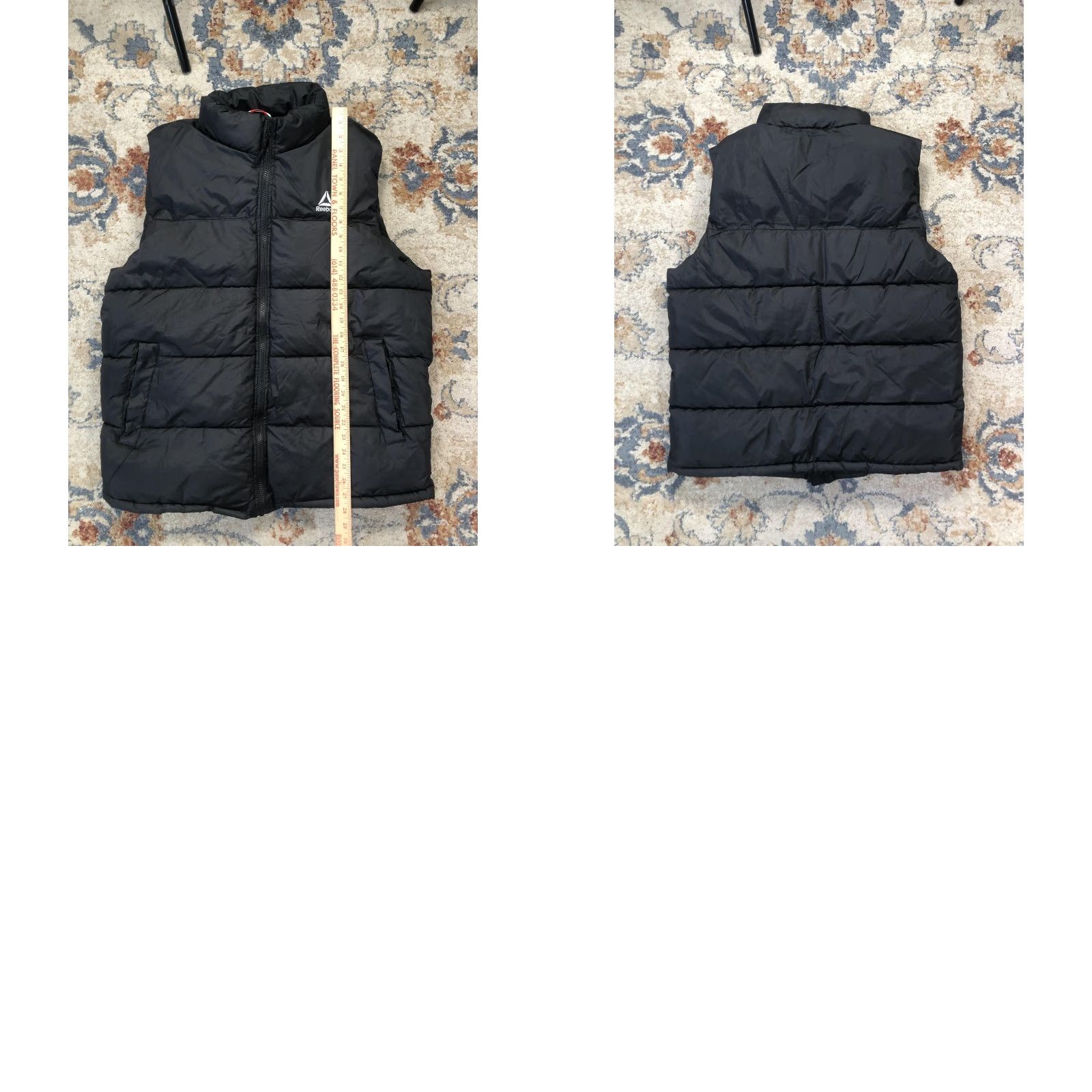 Reebok Reebok Vest Mens L Black Puffer Quilted Full Zip Sleeveless Outdoor Warm Size US L / EU 52-54 / 3 - 8 Thumbnail