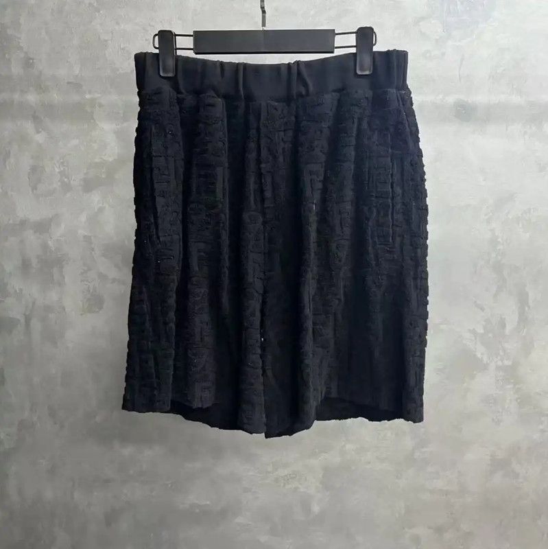 Fendi FENDI Black Cotton Men's Shorts XXL Size 0089 Size US 44 / EU 60 - 1 Thumbnail