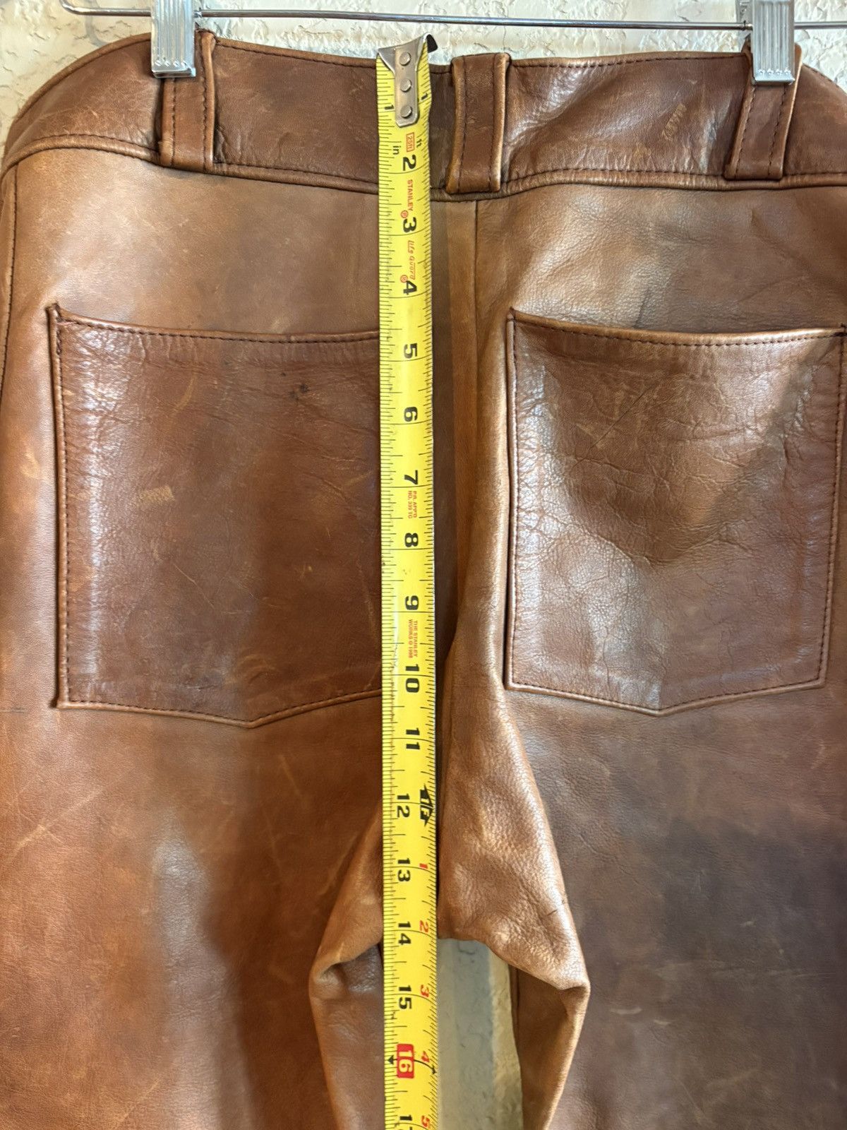 Other Handmade Leather Pants – Men’s Bootcut – Soft Deerskin? –90s Size US 32 / EU 48 - 14 Thumbnail