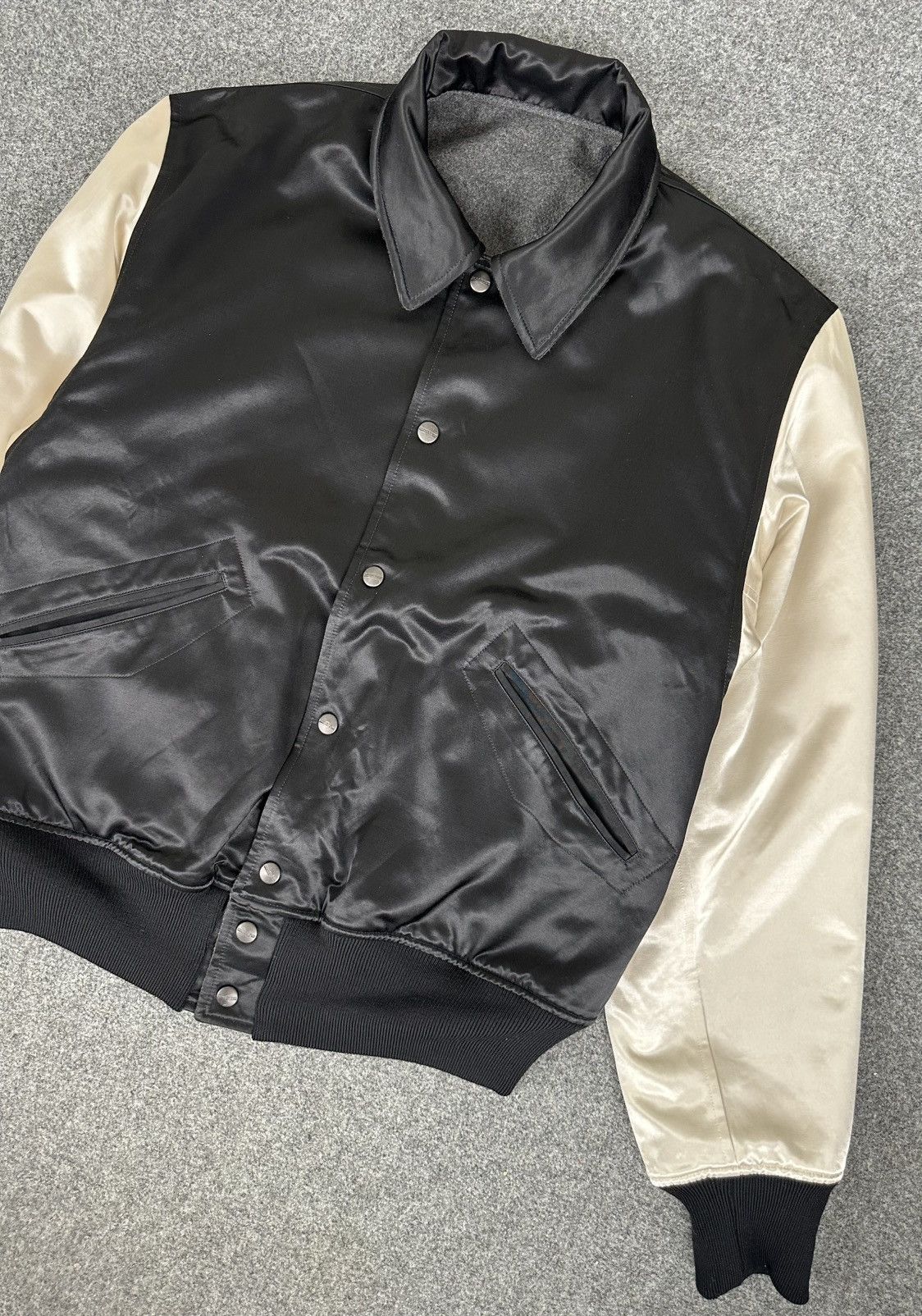 Jil Sander Jil Sander by Raf Simons Cashmere/Satin Reversible Varsity Size US S / EU 44-46 / 1 - 4 Thumbnail