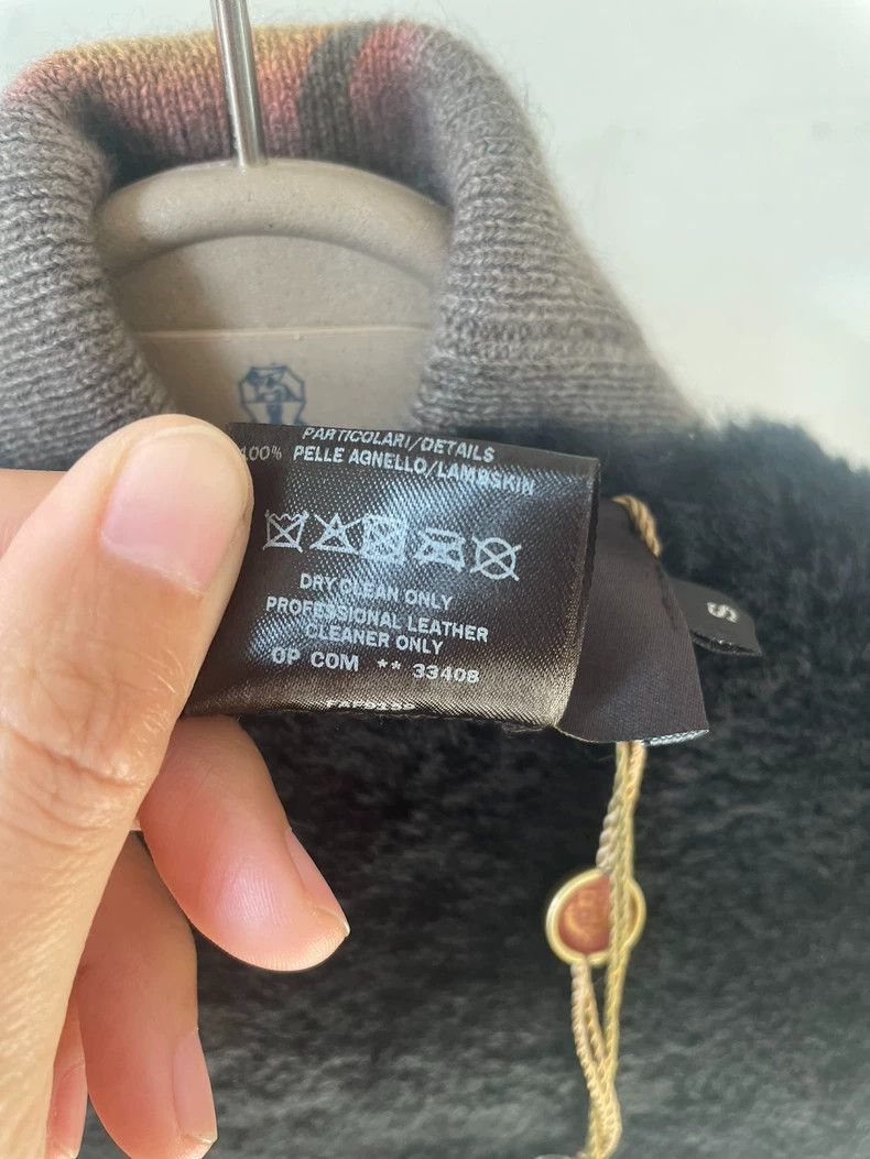 Loro Piana LORO PIANA Black double-sided fur coat Size S / US 4 / IT 40 - 8 Thumbnail