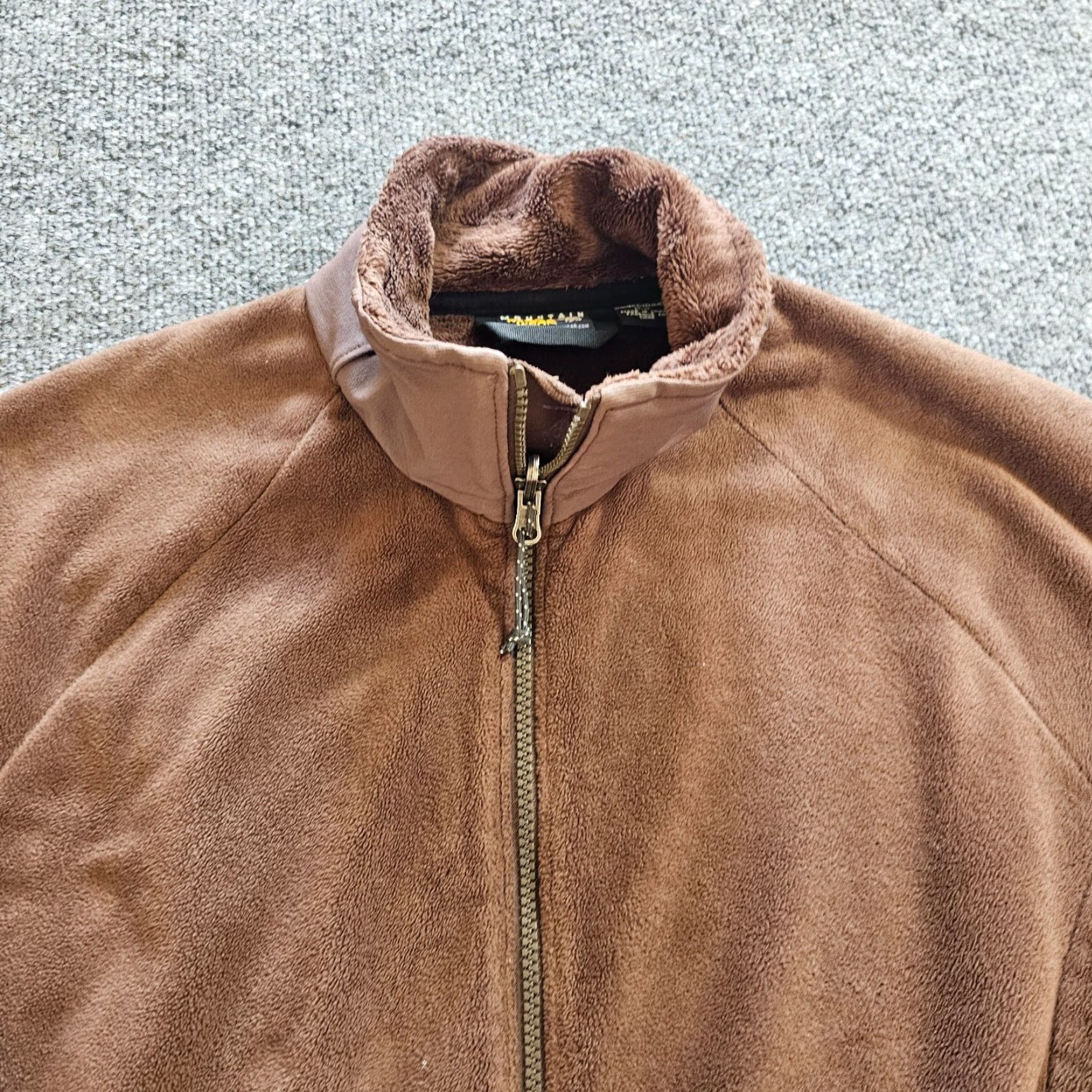 Mountain Hardwear VINTAGE Mountain Hardwear Jacket Womens Medium Brown Fleece Full Zip Long Sleeve Capsule Size M / US 6-8 / IT 42-44 - 2 Thumbnail