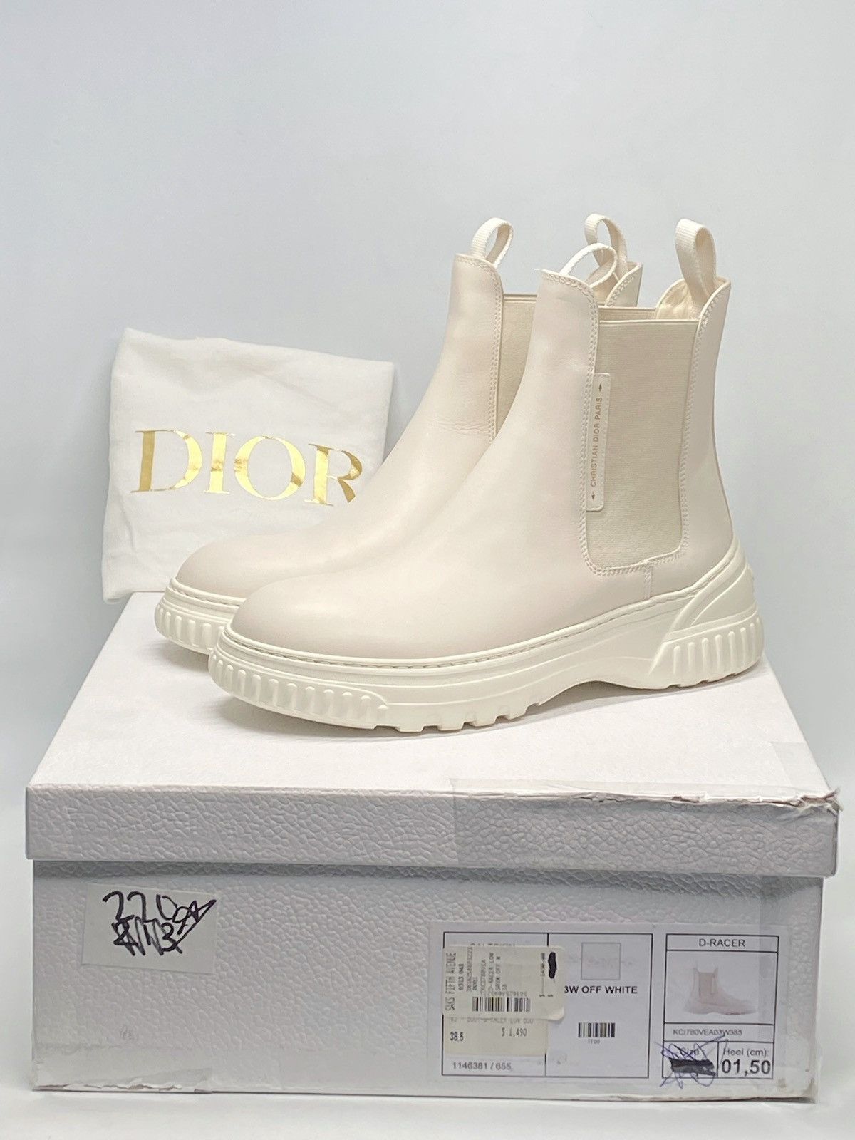 Dior Dior D-Racer Ankle Leather Boot size 38 Size US 8 / IT 38 - 15 Thumbnail