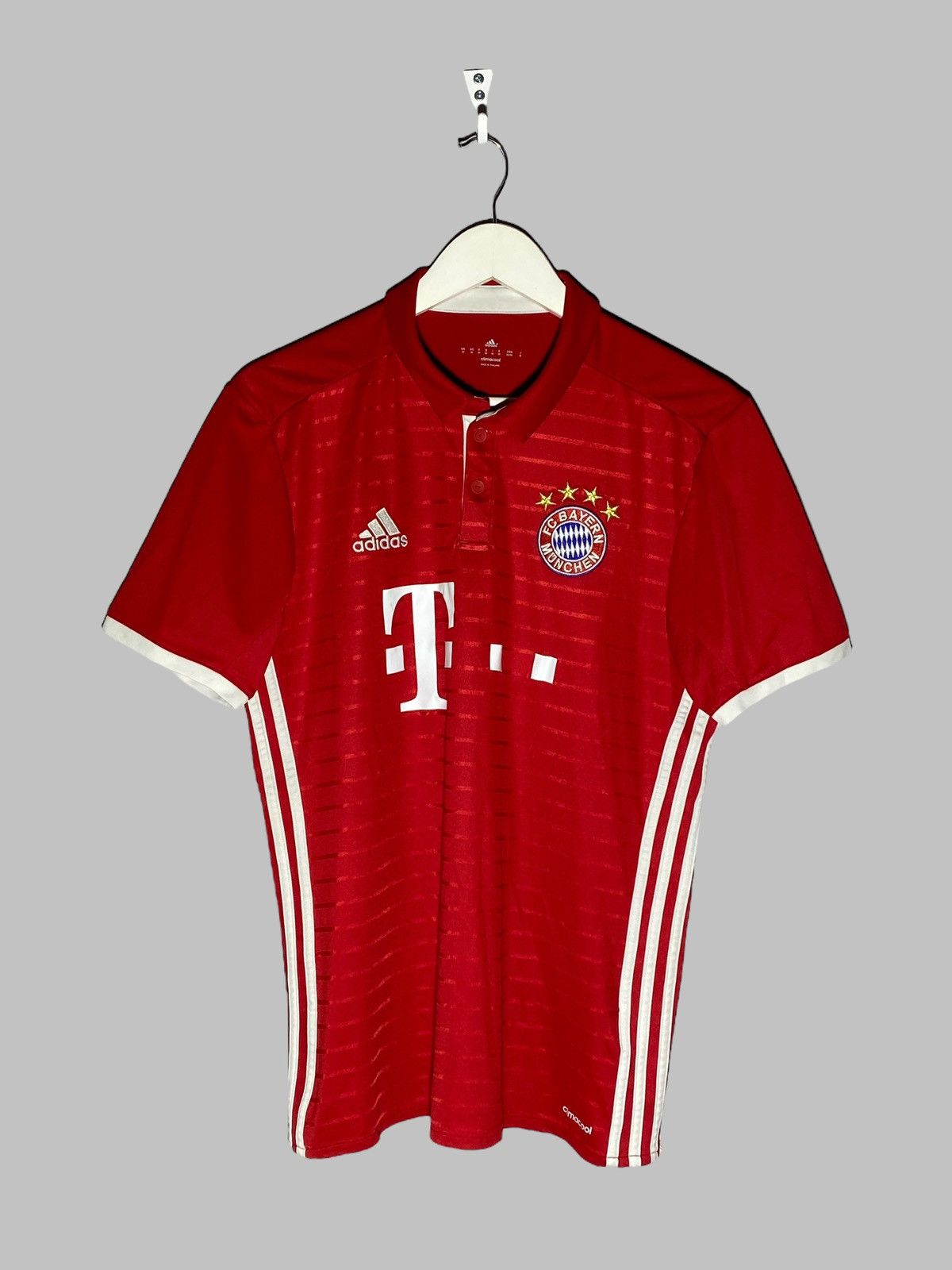 Adidas #5 Hummels Bayern München 2016/17 Adidas Football Shirt Size US M / EU 48-50 / 2 - 2 Thumbnail