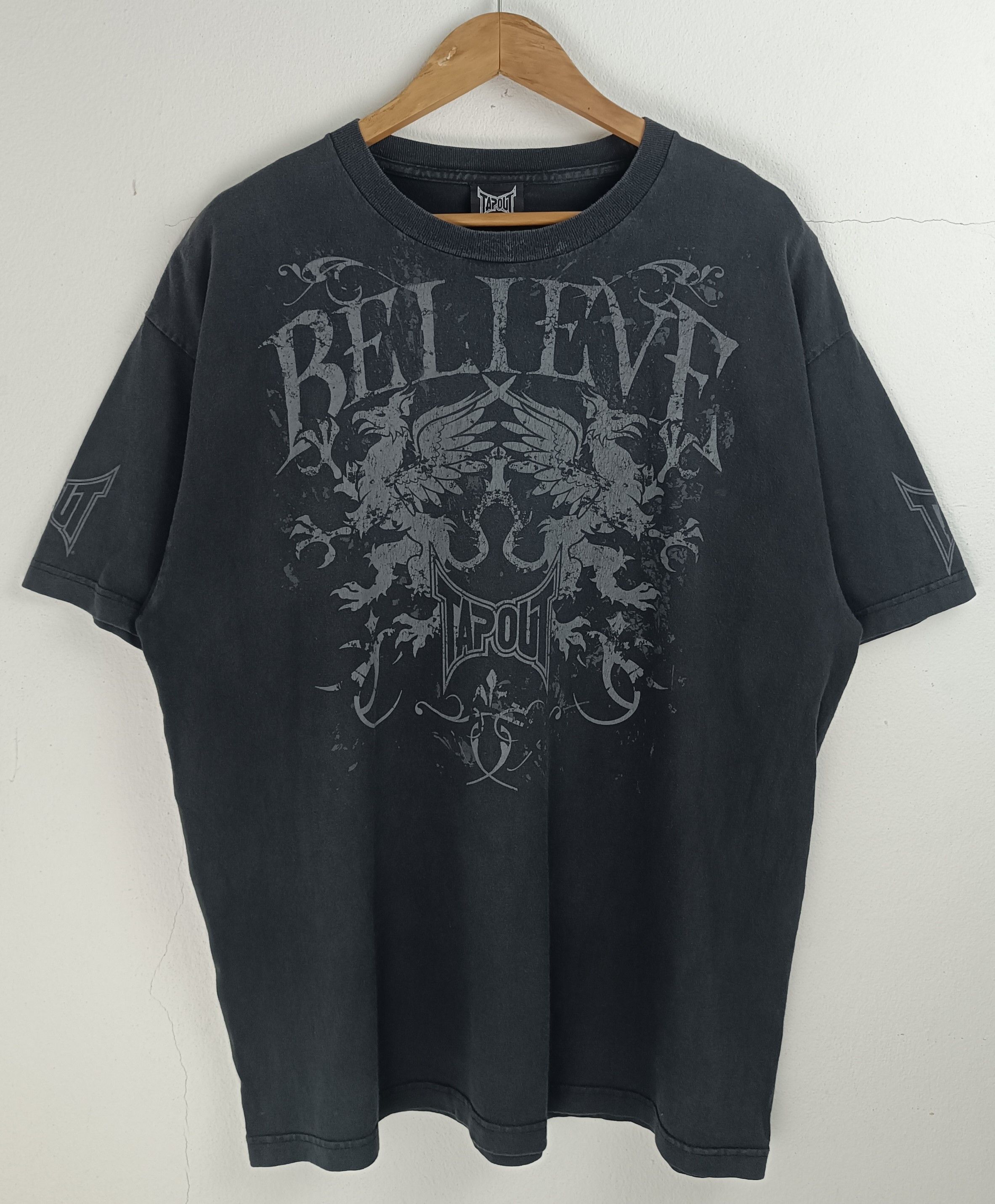 Tapout VINTAGE Y2K FADED TAPOUT TEE AFFLICTION IFSIXWASNINE UFC Size US XL / EU 56 / 4 - 3 Thumbnail