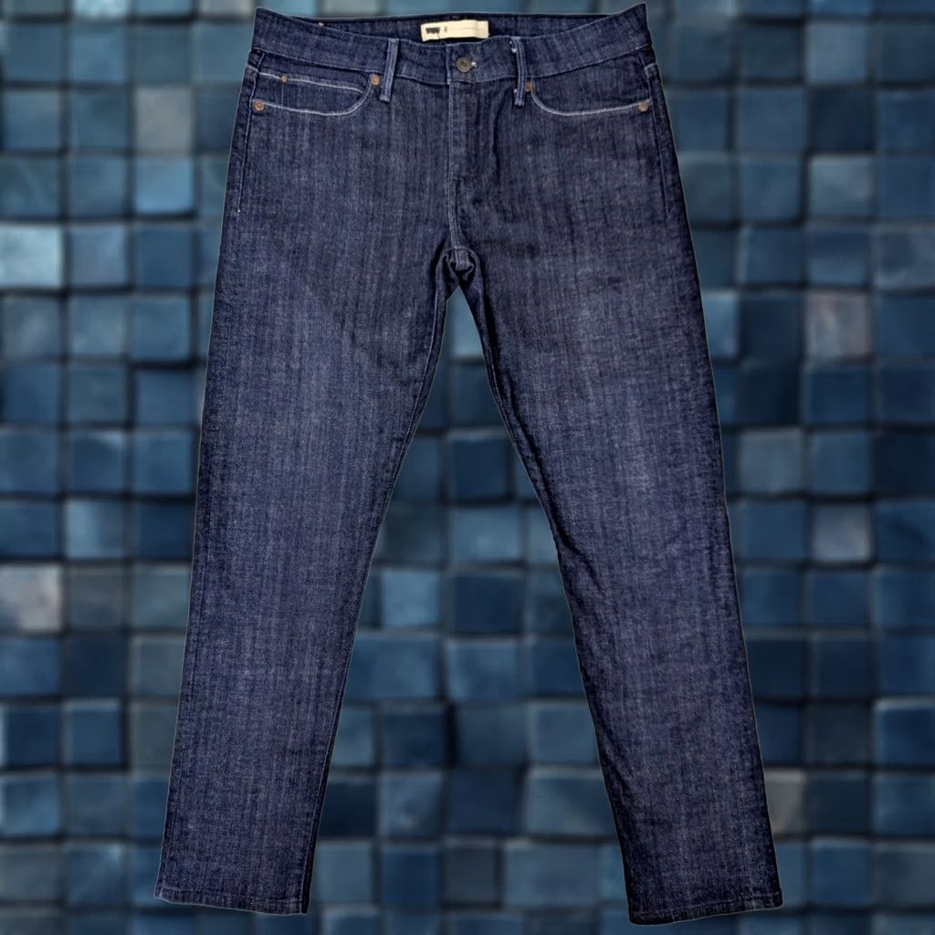 Levi's Levi’s 505 Jeans Straight Leg Jeans Women 6 32.5x27.5 Deep Indigo Blue 5-Pocket Design Medium Denim Cotton Blend Regular Womens Size 28" / US 6 / IT 42 - 1 Thumbnail
