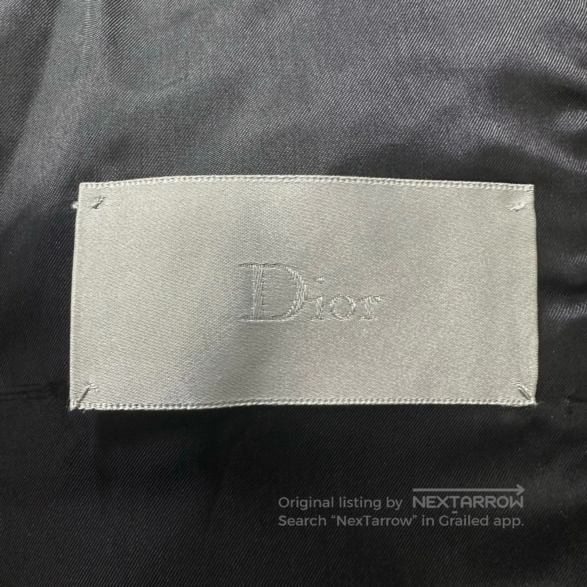Dior Blue Double-Breasted Heavy Coat Size S. Size US S / EU 44-46 / 1 - 4 Thumbnail