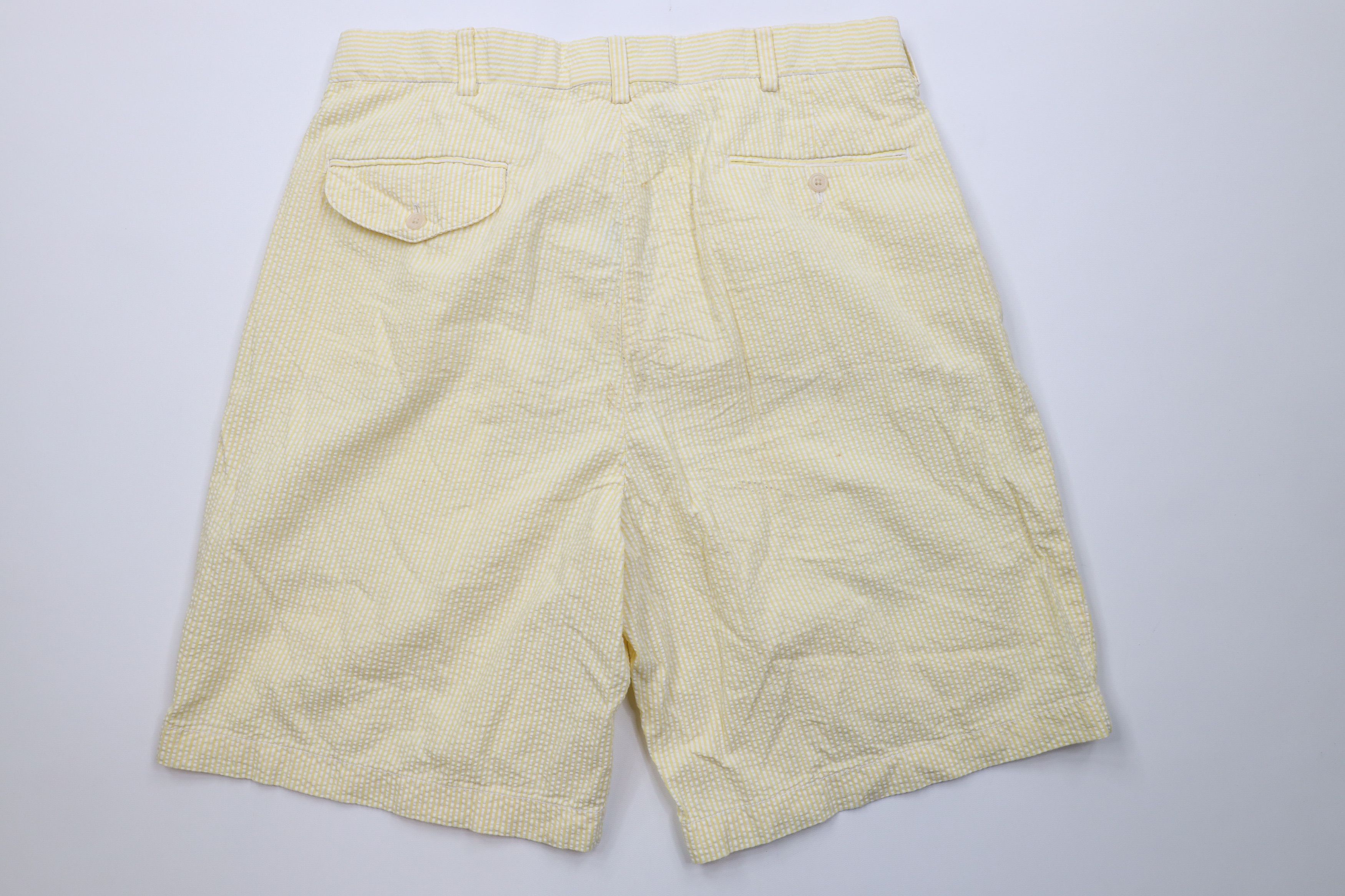 Ralph Lauren Vintage 90s Polo Golf Ralph Lauren Seersucker Chino Shorts Size US 34 / EU 50 - 8 Thumbnail