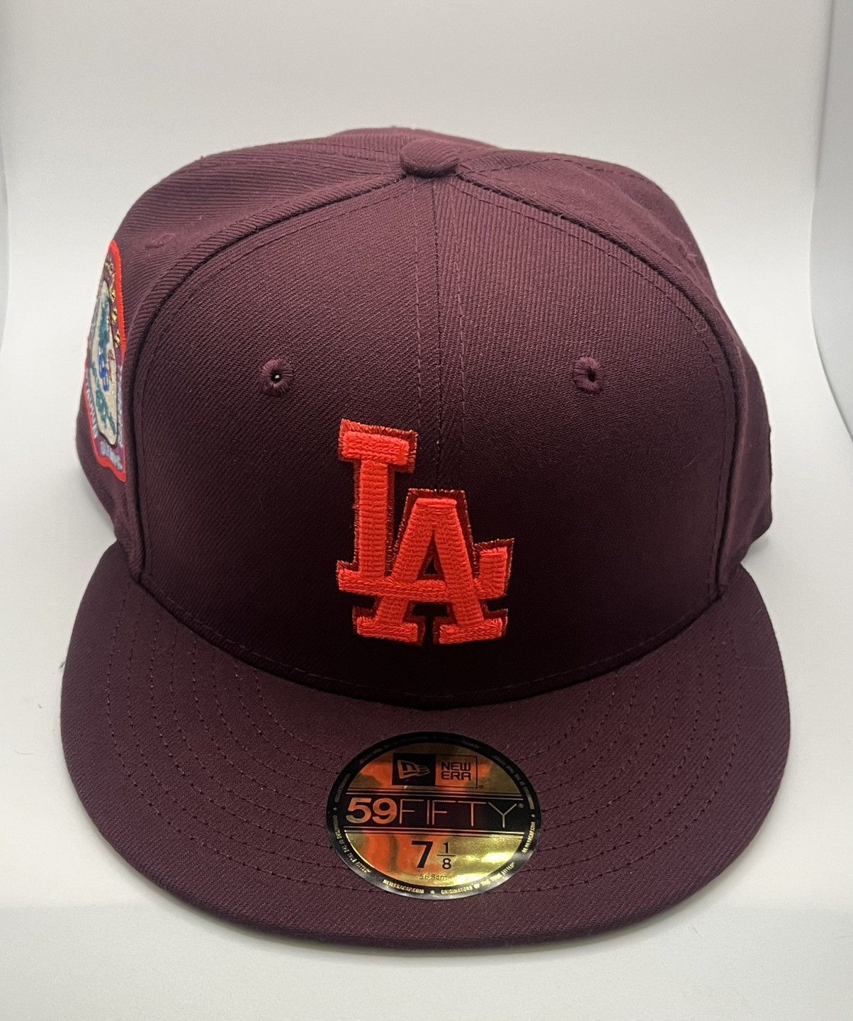 MyFitteds 7 1/8 Myfitteds Los Angeles Dodgers LA “DAMM” Olympic Patch Size ONE SIZE - 2 Thumbnail